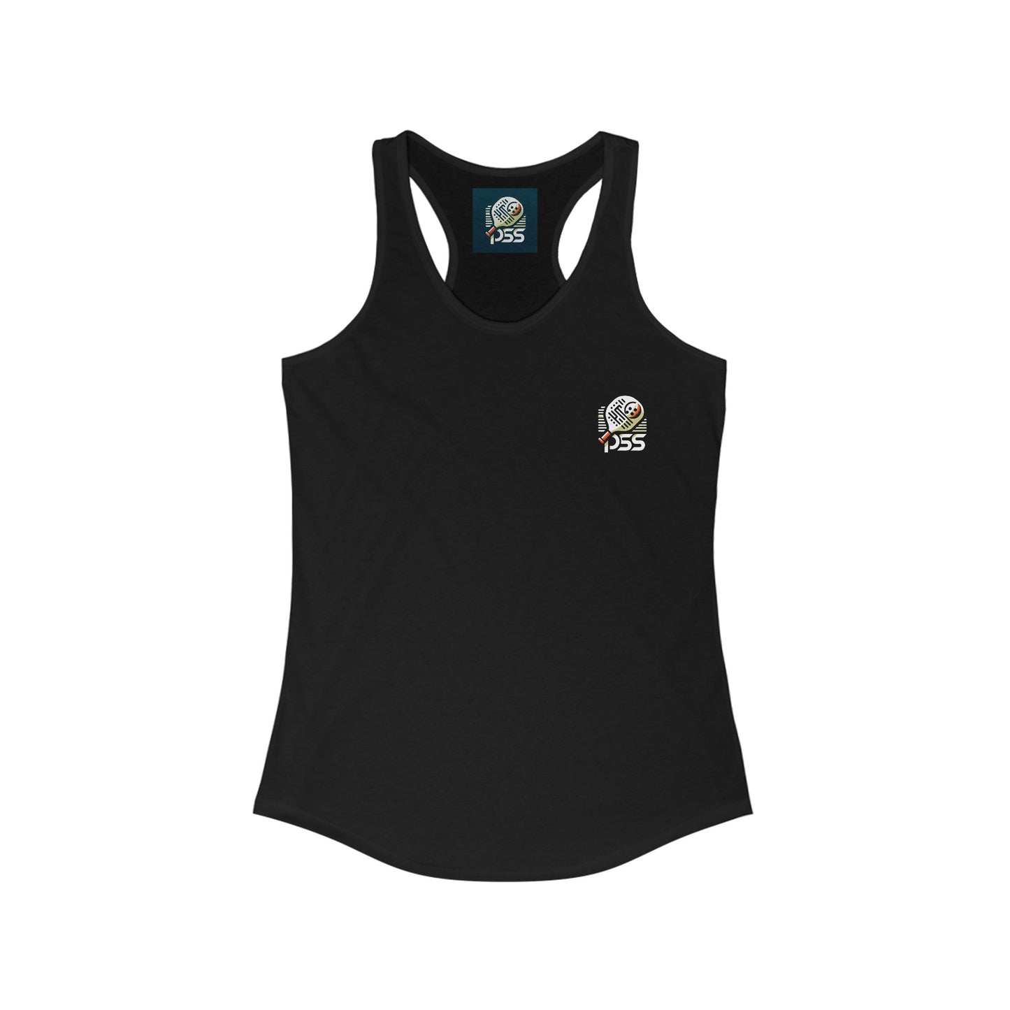 Classic Pickleball and Horses Women's Racerback Tank