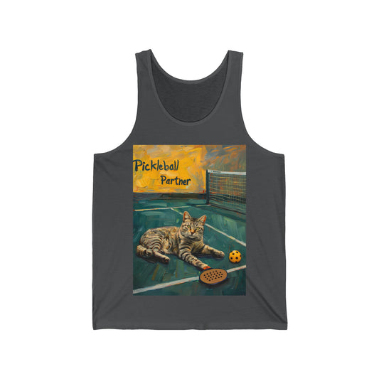 Pickleball Partner Unisex Jersey Tank