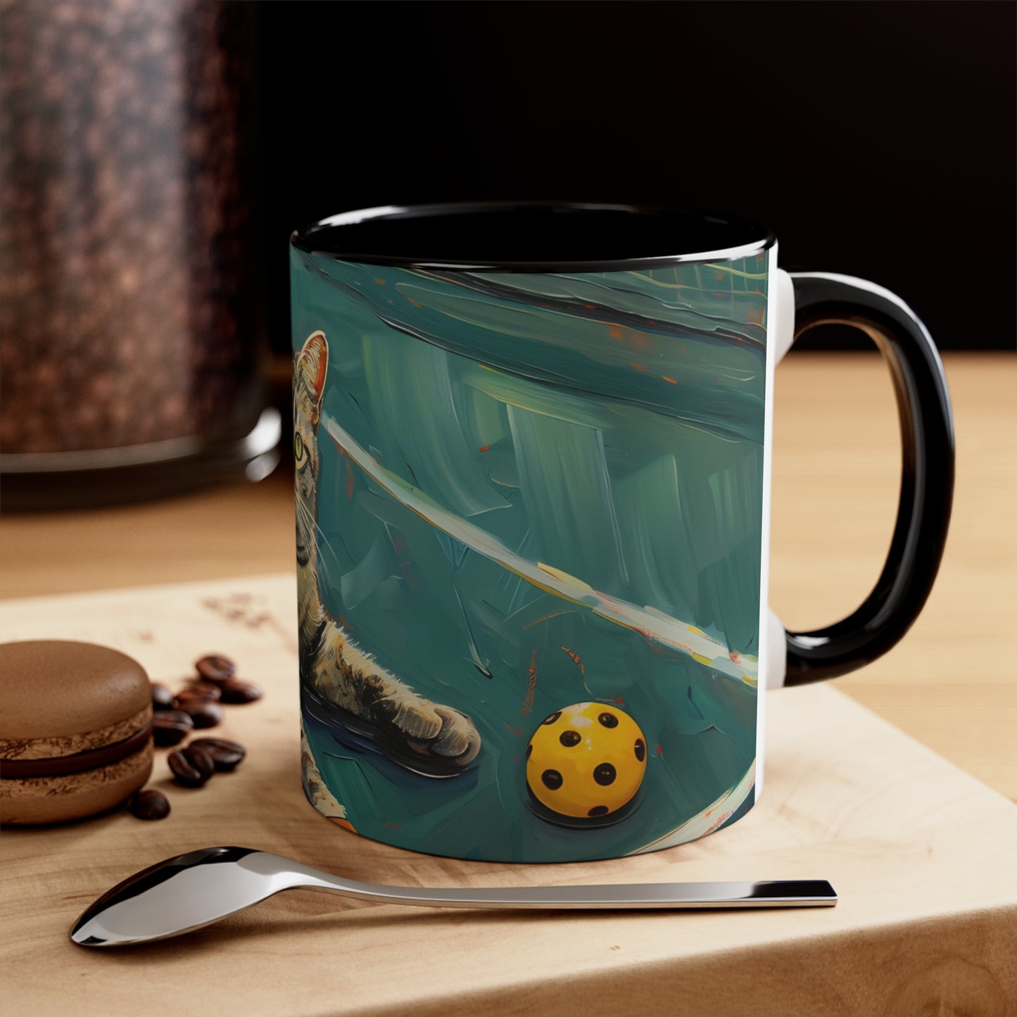 Pickleball Partner Accent Coffee Mug