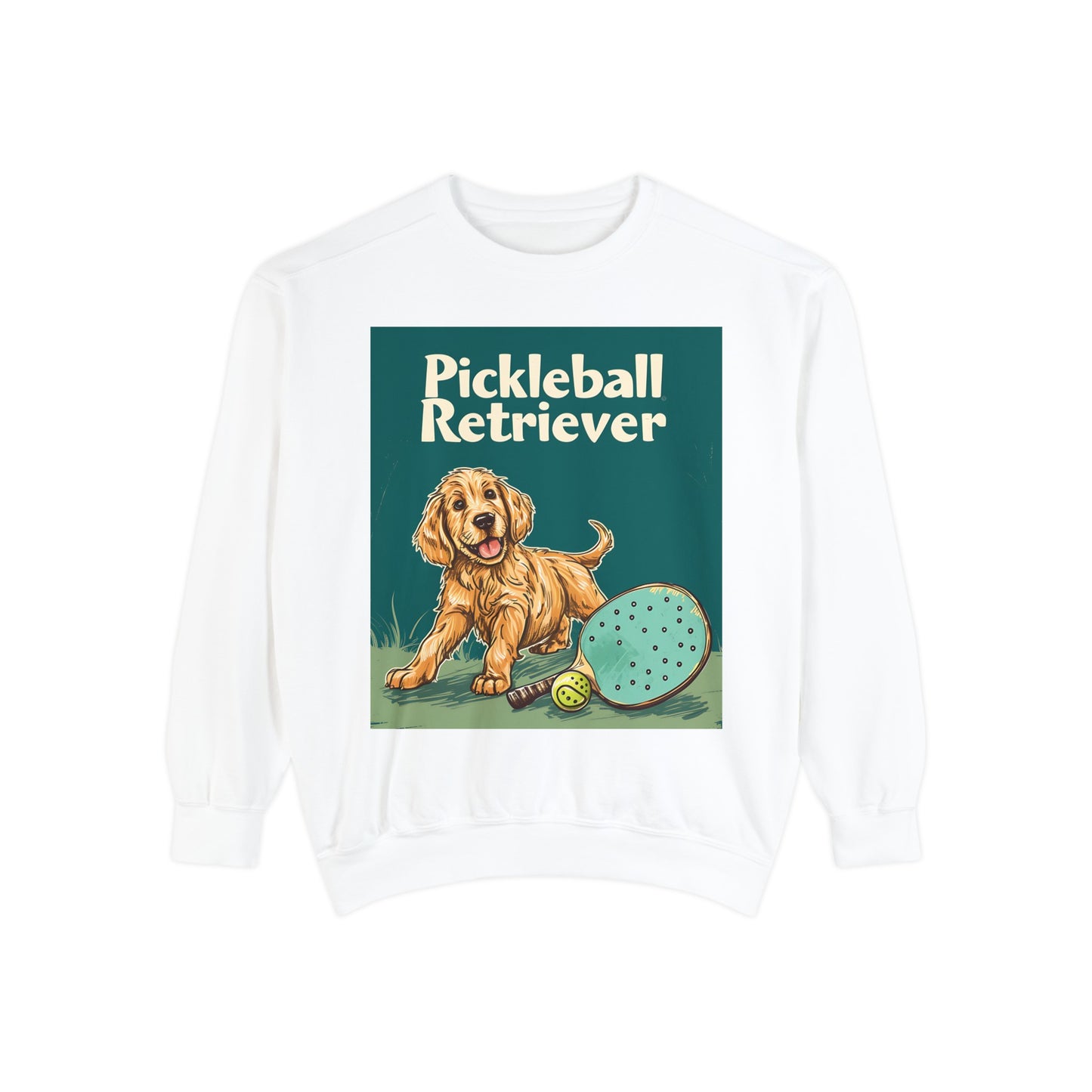 Pickleball Retriever – Unisex Cozy Pickleball Sweatshirt