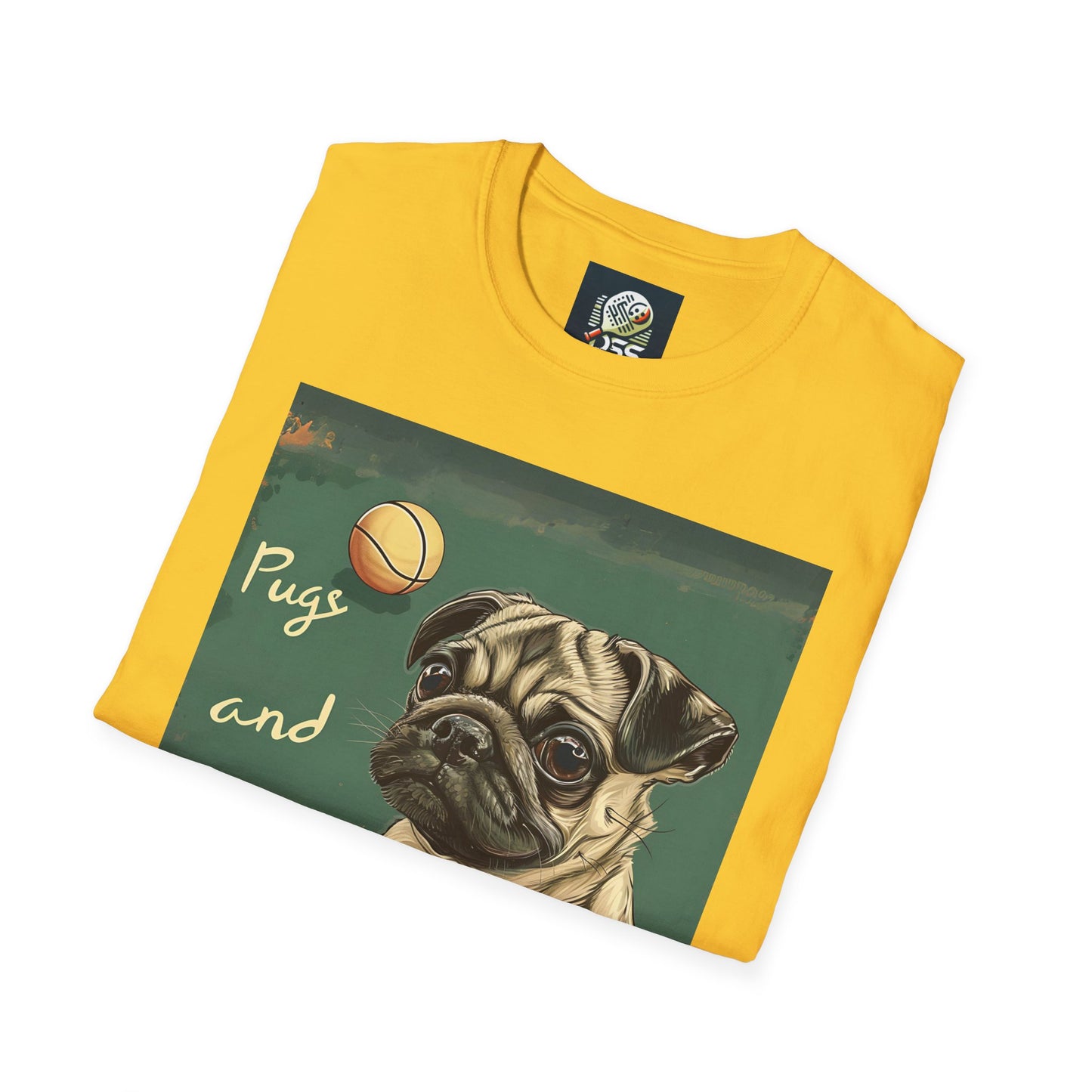 Pugs and Pickleball Comfort Tee – Unisex Soft-Style