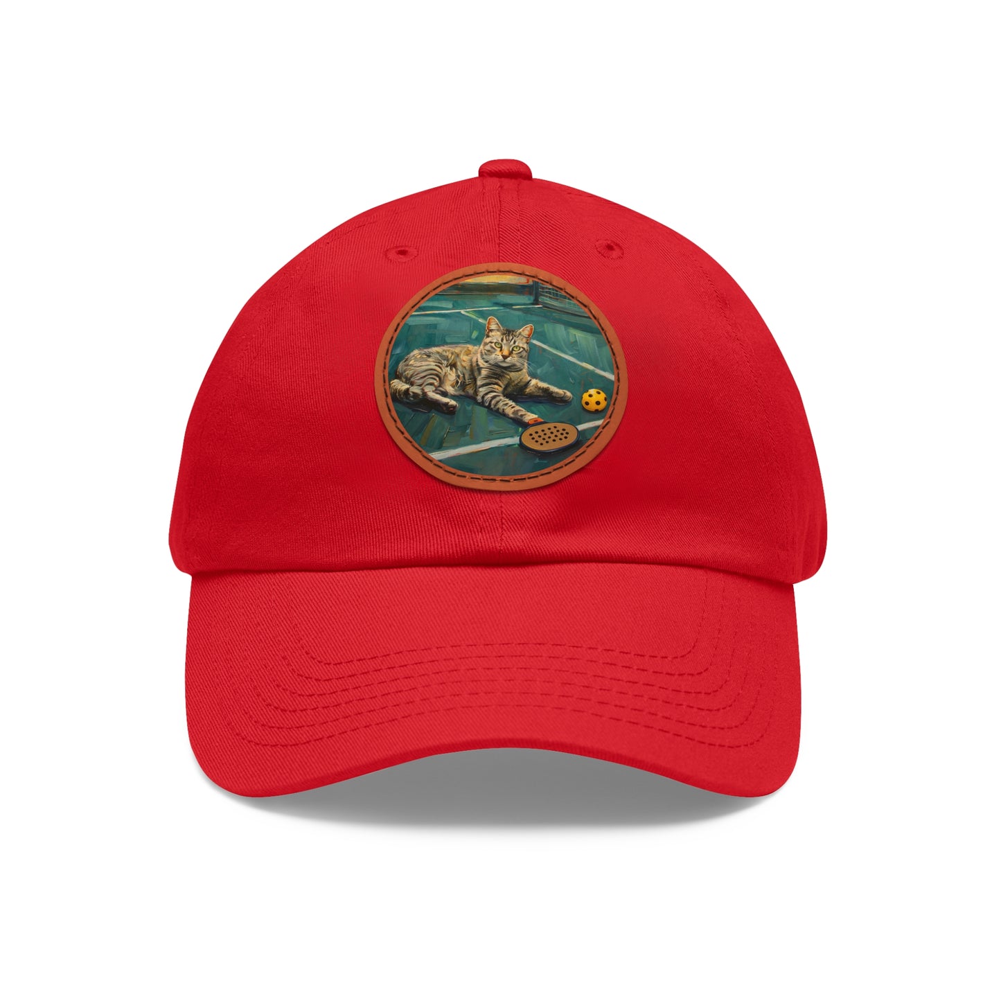 Pickleball Partner Leather Patch Hat