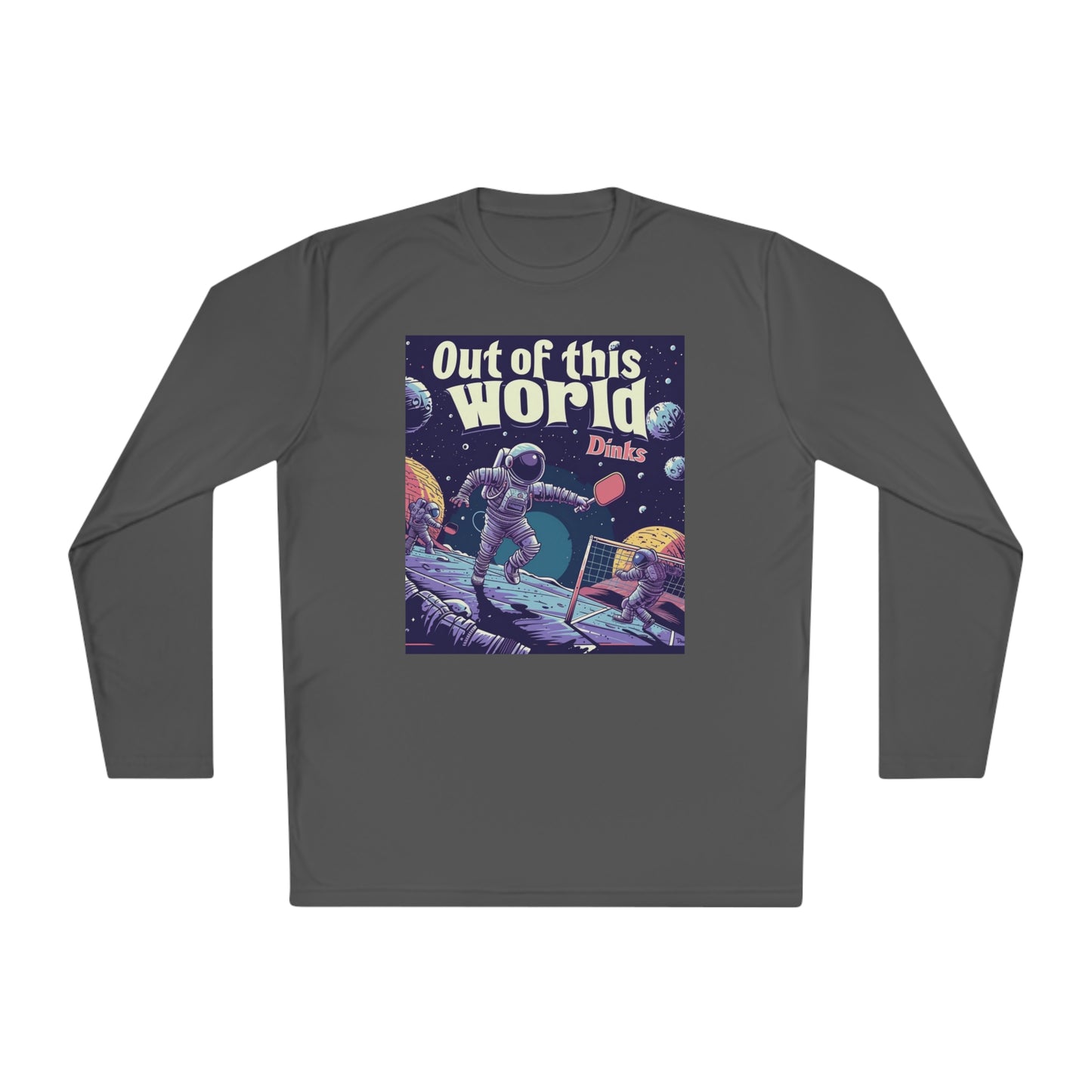 Galactic Game Point Tee – Unisex UV Protective Pickleball Long Sleeve Tee