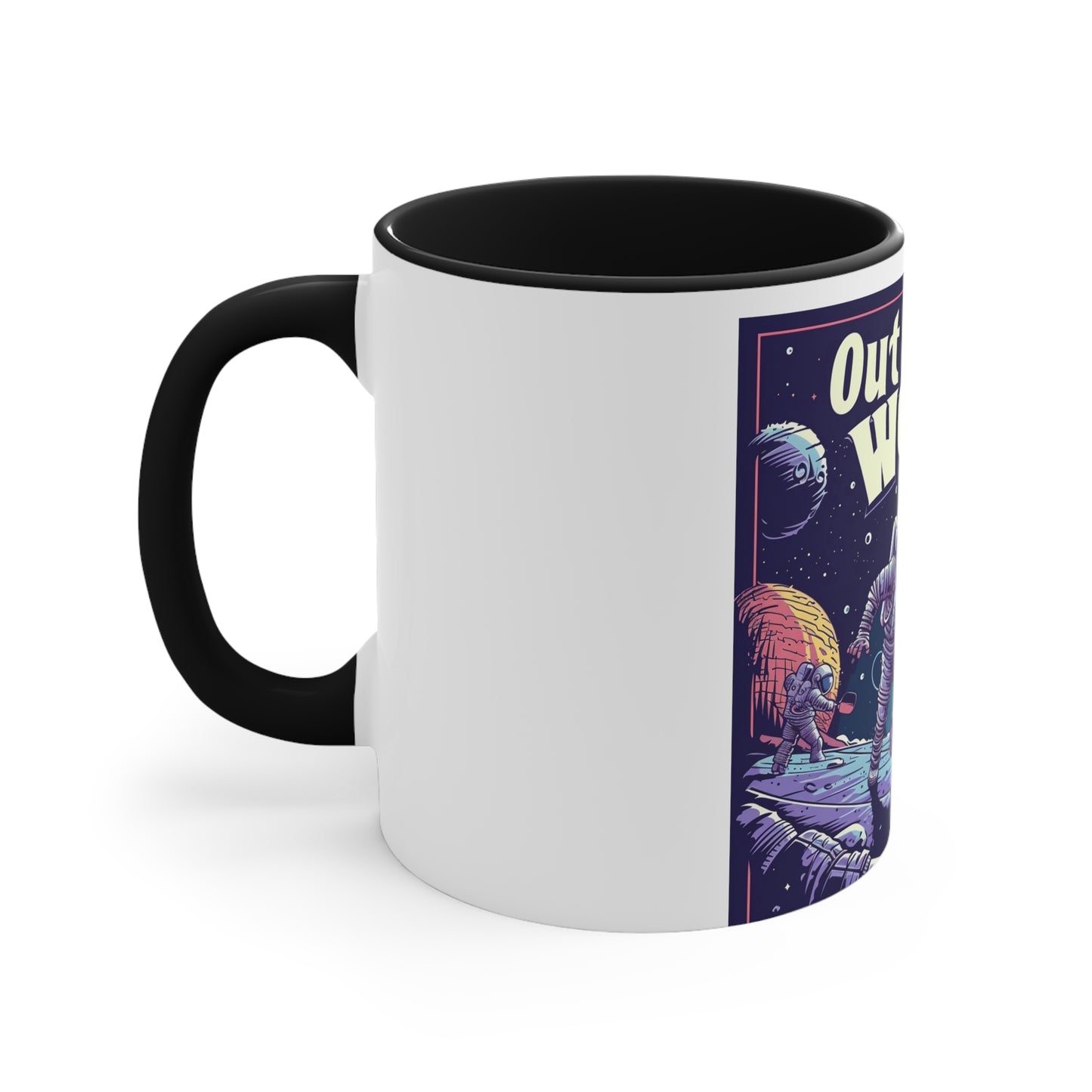 Galactic Game Point Accent Coffee Mug