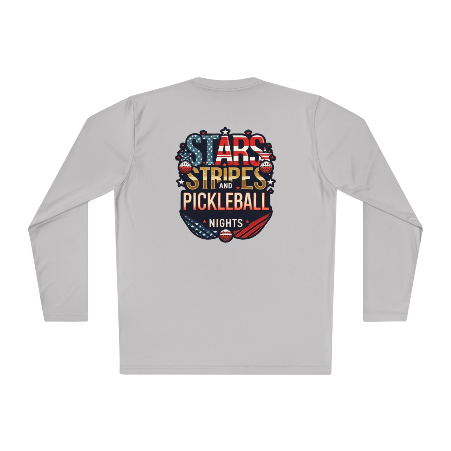 Stars, Stripes and Pickleball Nights Performance Long Sleeve Tee