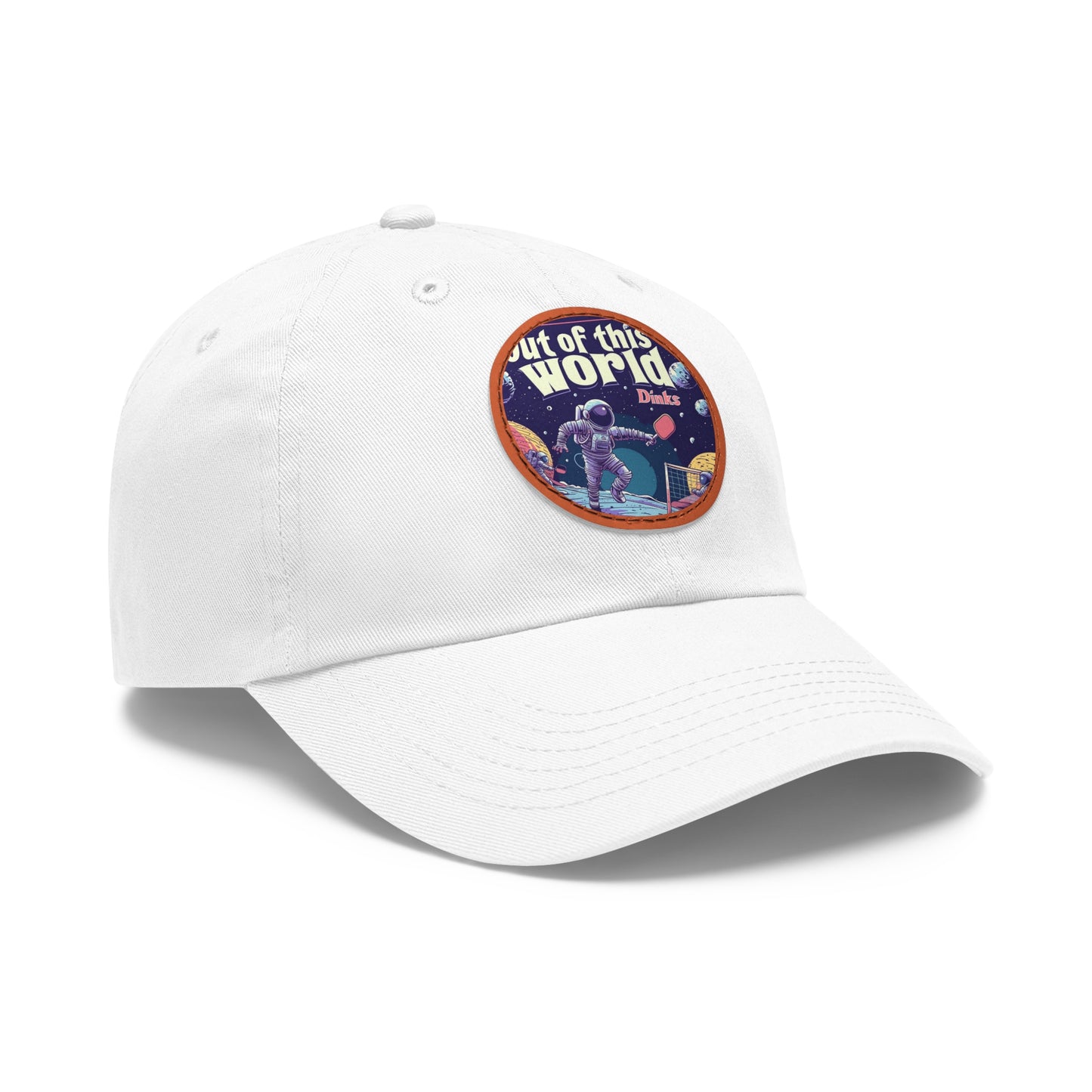 Galactic Game Point Leather Patch Hat