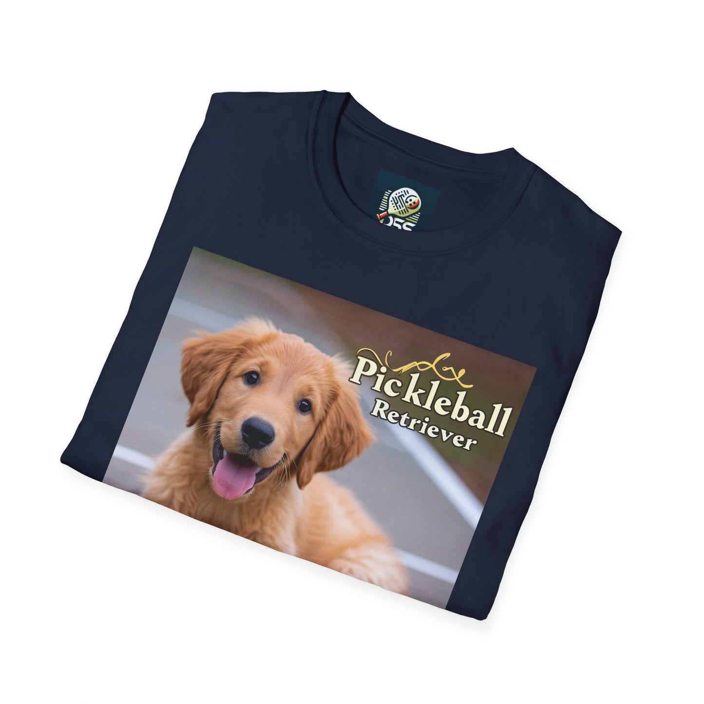 Pickleball Pup Partner – Unisex Soft-Style Tee