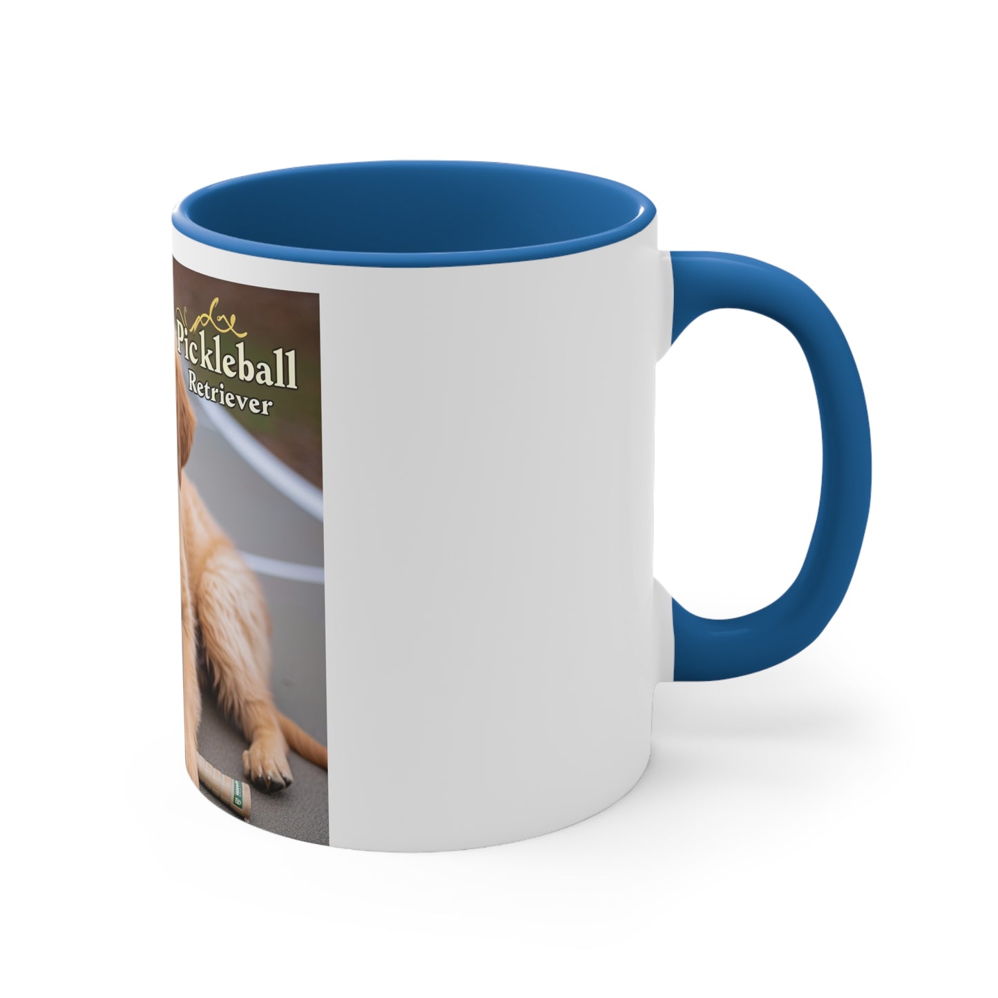 Pickleball Pup Partner – Accent Coffee Mug