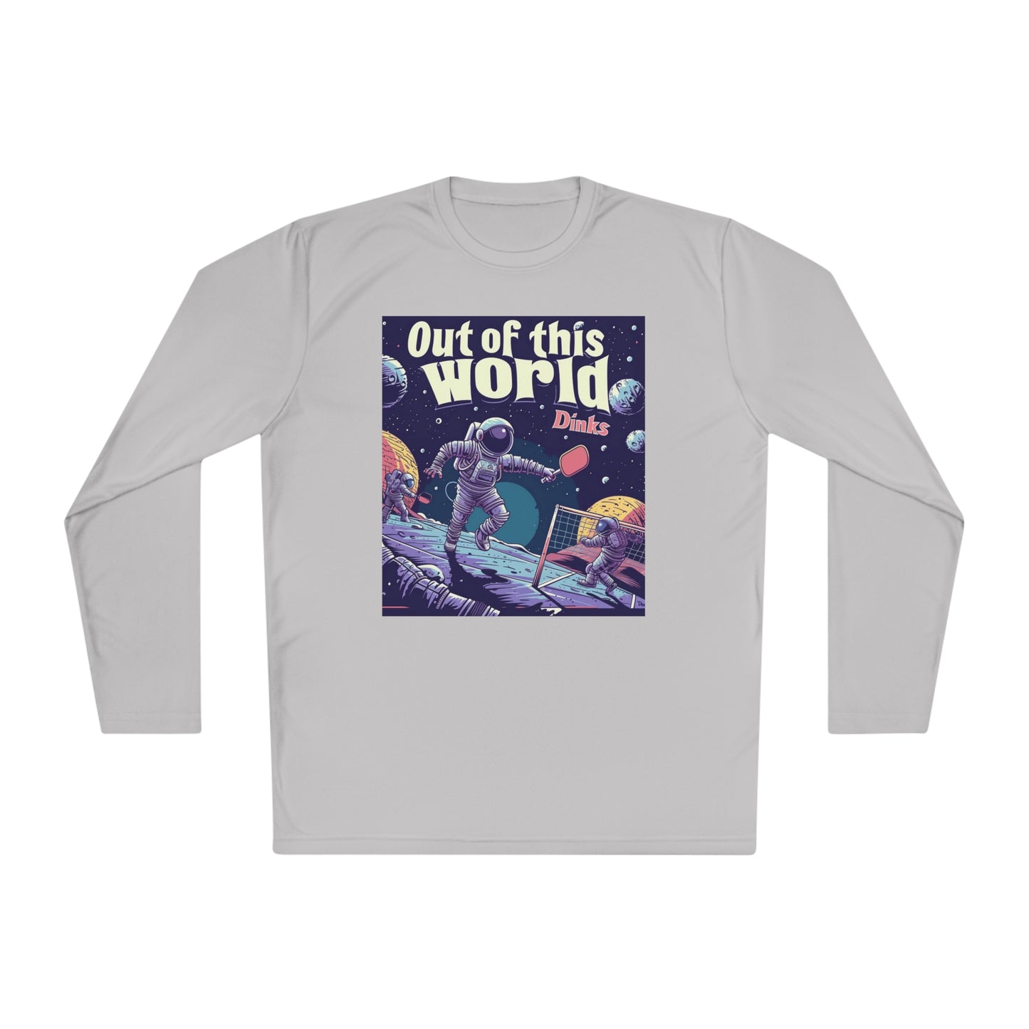 Galactic Game Point Tee – Unisex UV Protective Pickleball Long Sleeve Tee