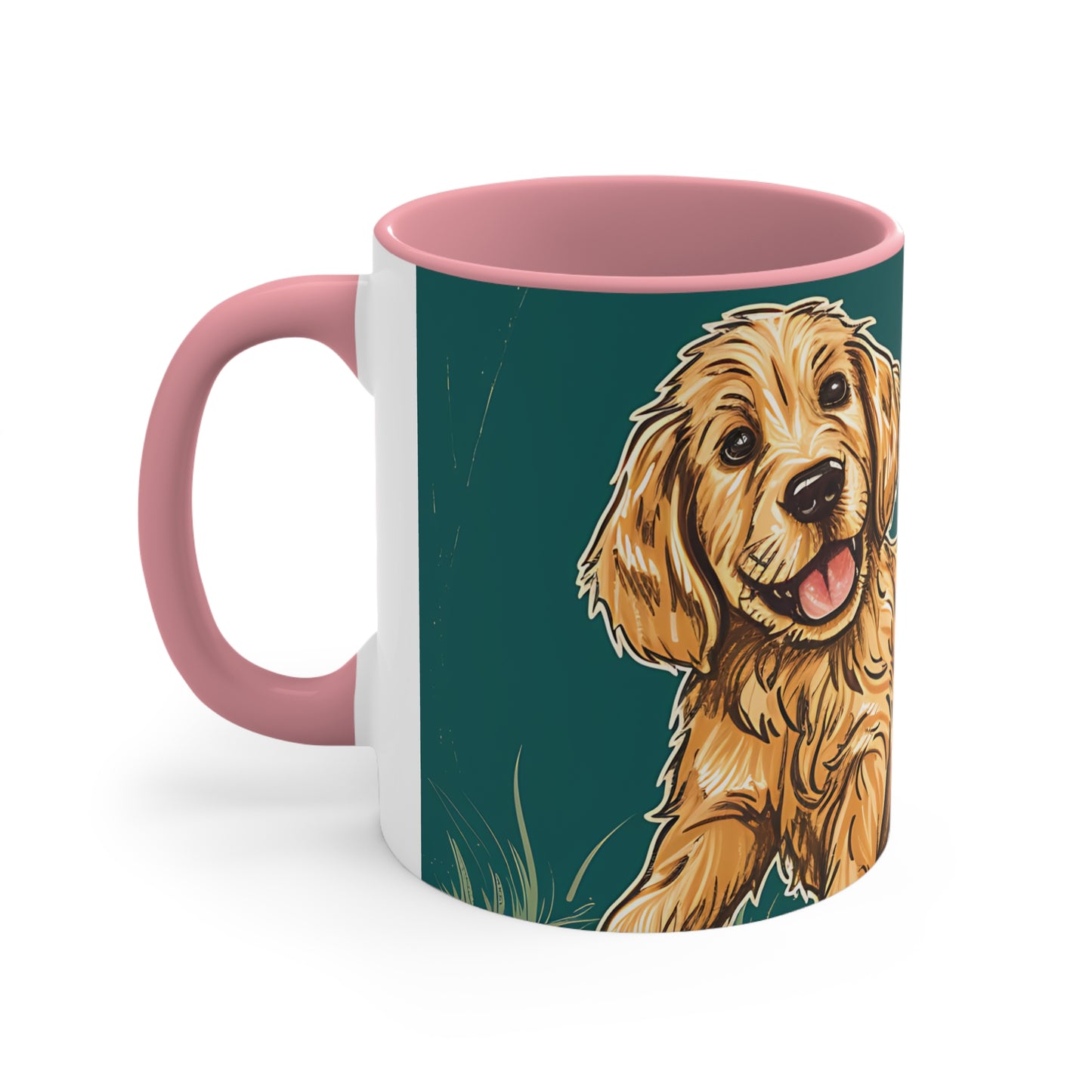 Pickleball Retriever Accent Coffee Mug