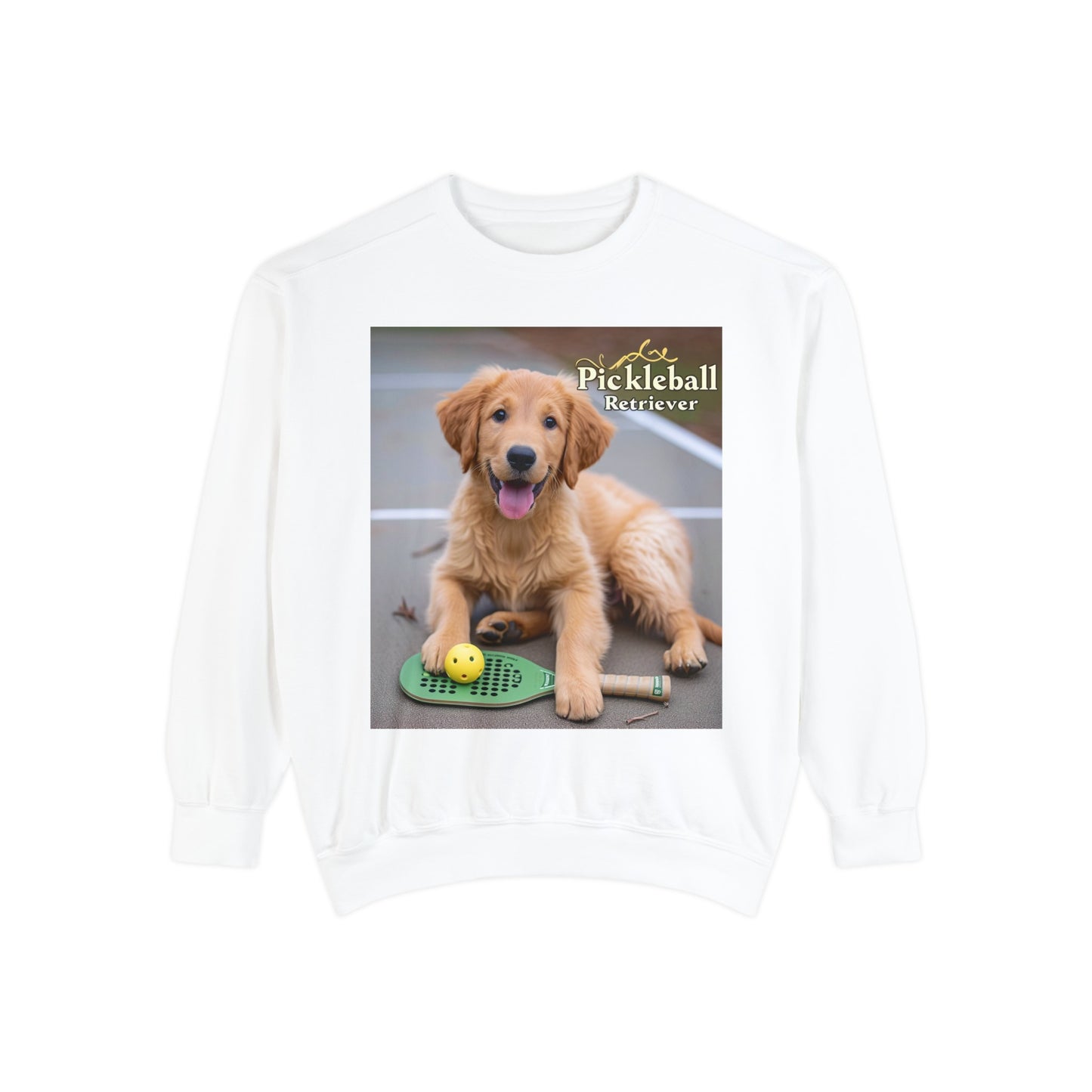 Pickleball Pup Partner – Unisex Cozy Sweatshirt