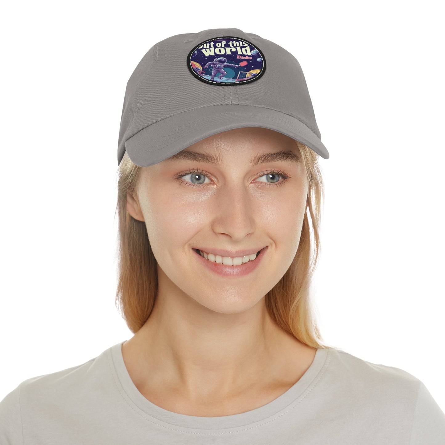 Galactic Game Point Leather Patch Hat