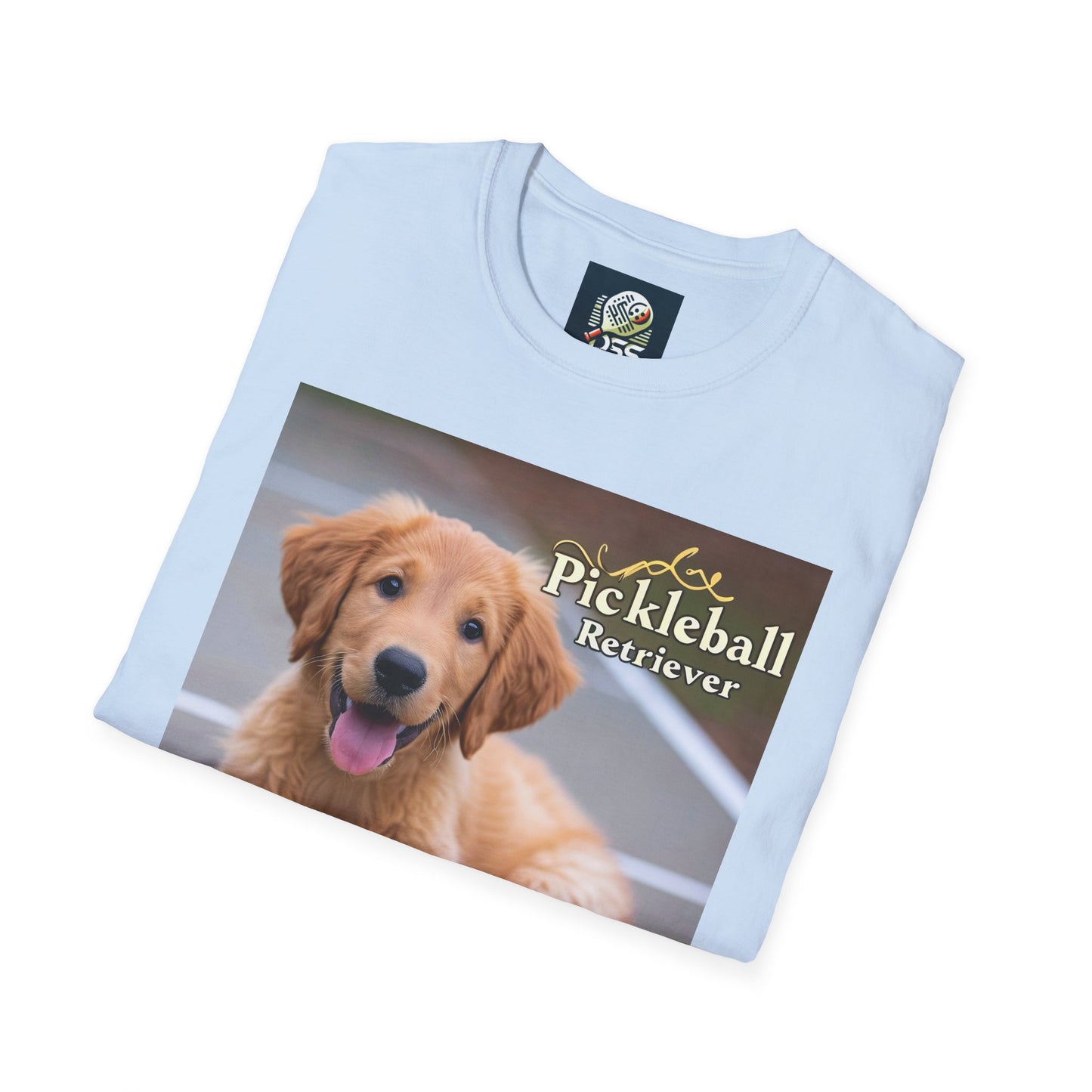 Pickleball Pup Partner – Unisex Soft-Style Tee