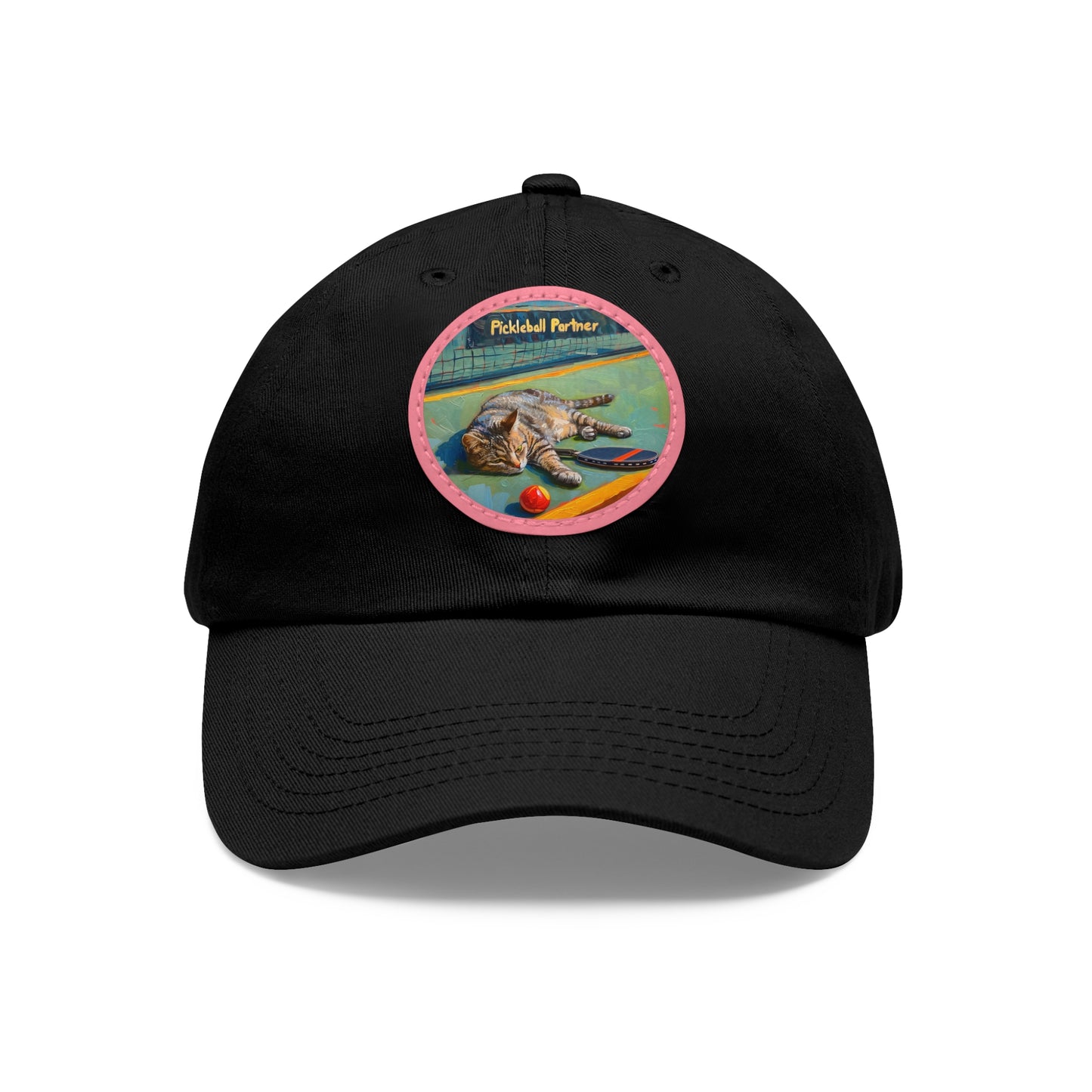 Court Conqueror Cat Leather Patch Hat