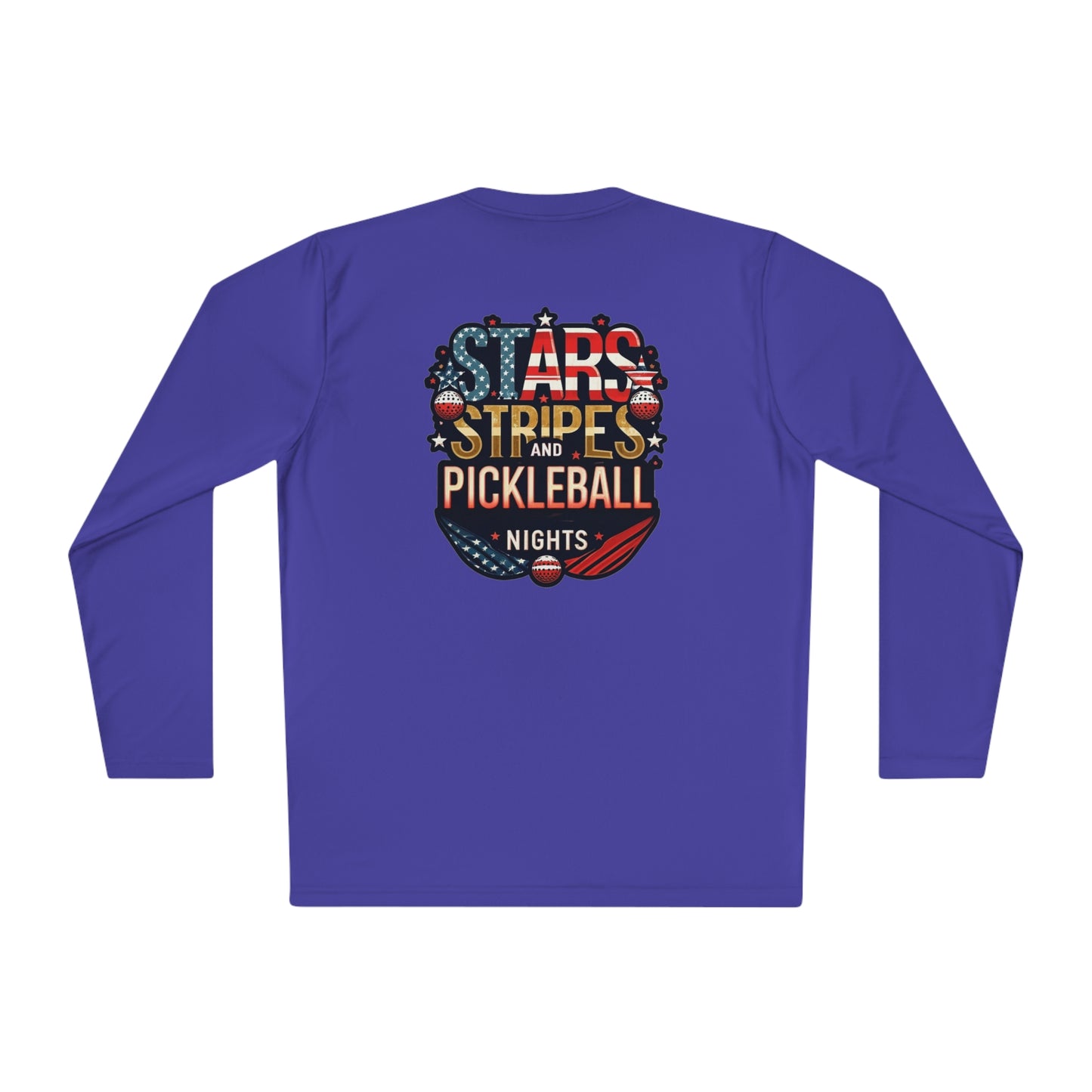 Stars, Stripes and Pickleball Nights Performance Long Sleeve Tee