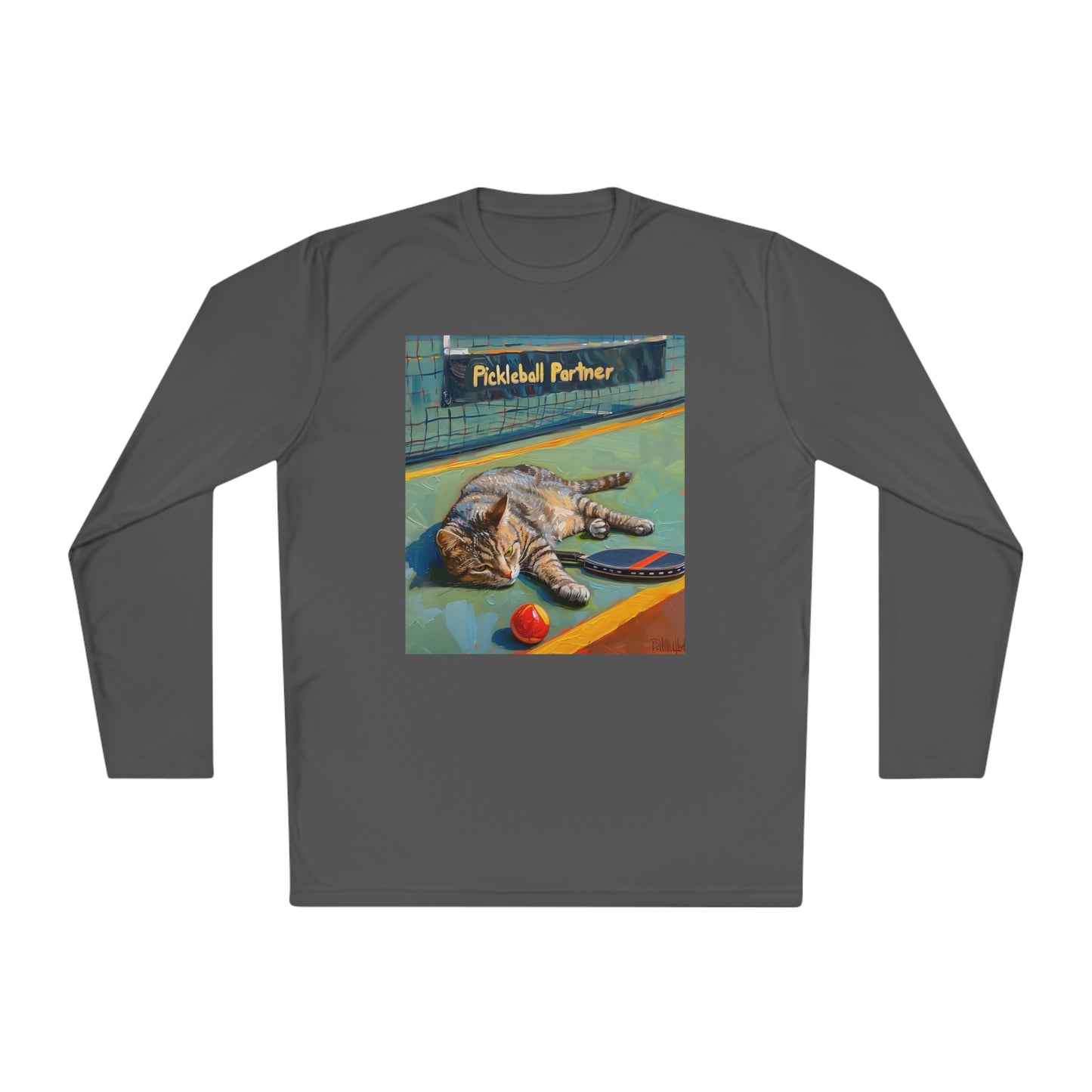 Whisker Winner – Unisex UV Protective Pickleball Long Sleeve Tee