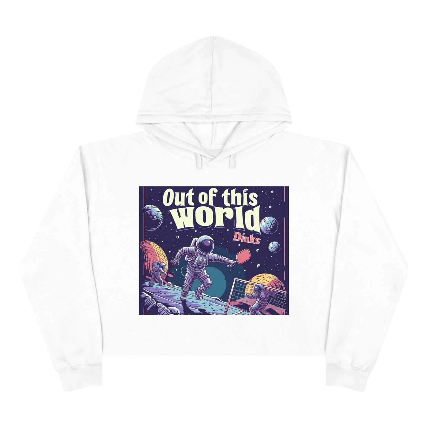 Galactic Game Point Crop Hoodie