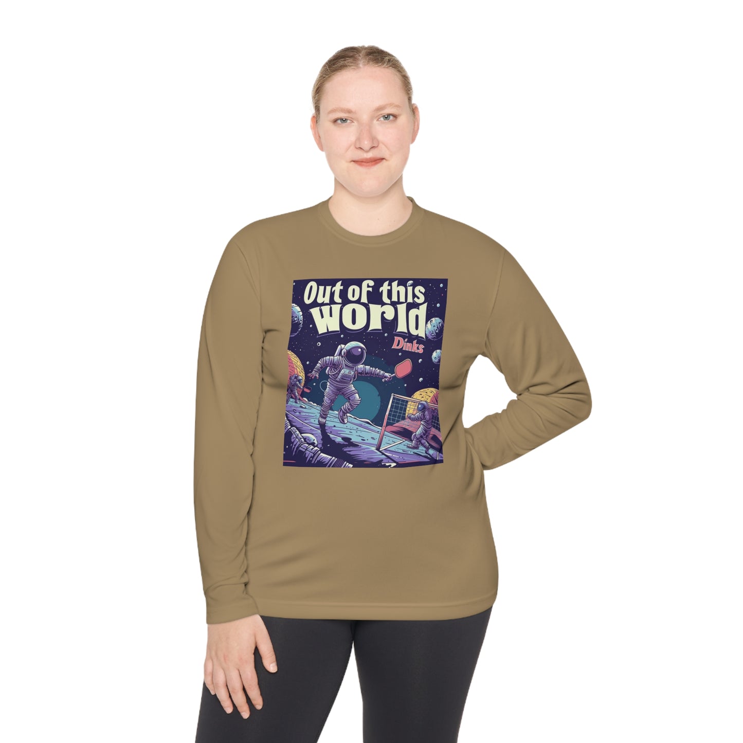 Galactic Game Point Tee – Unisex UV Protective Pickleball Long Sleeve Tee