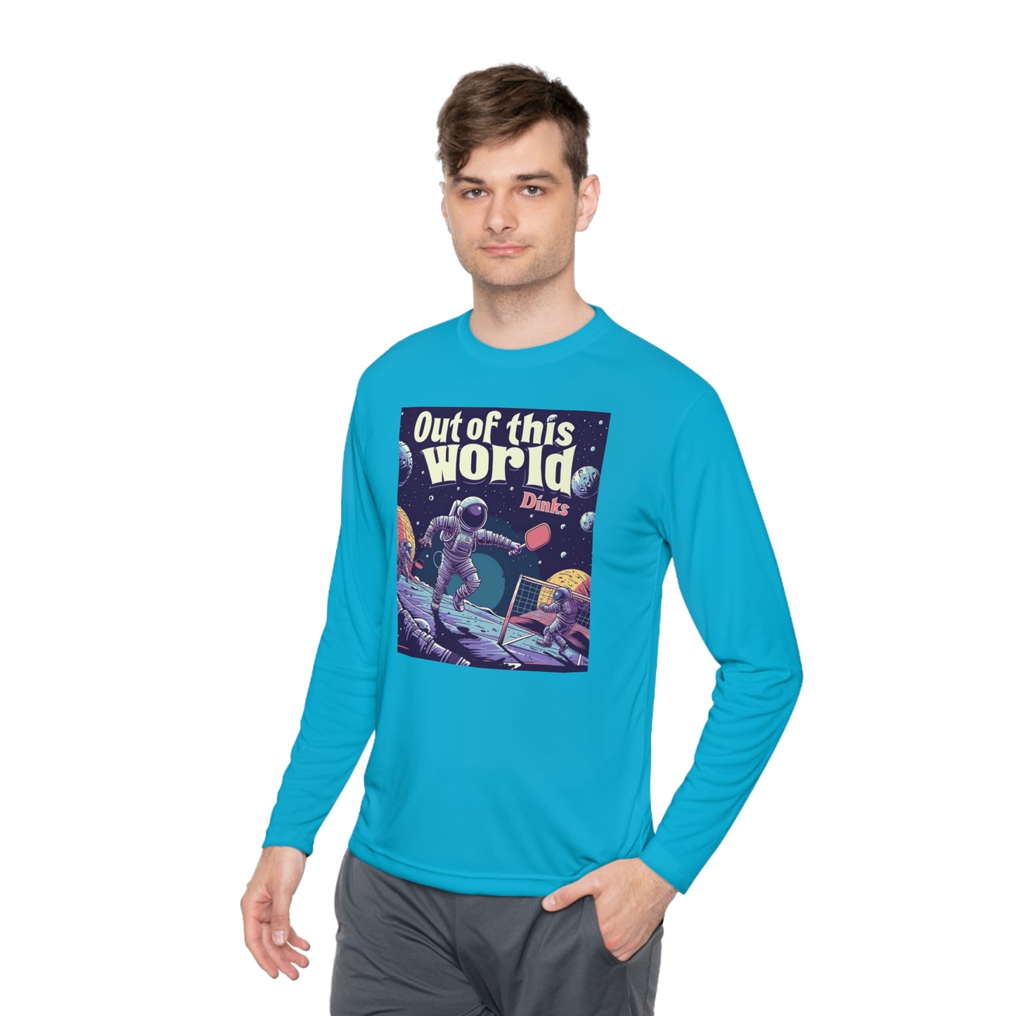 Galactic Game Point Tee – Unisex UV Protective Pickleball Long Sleeve Tee