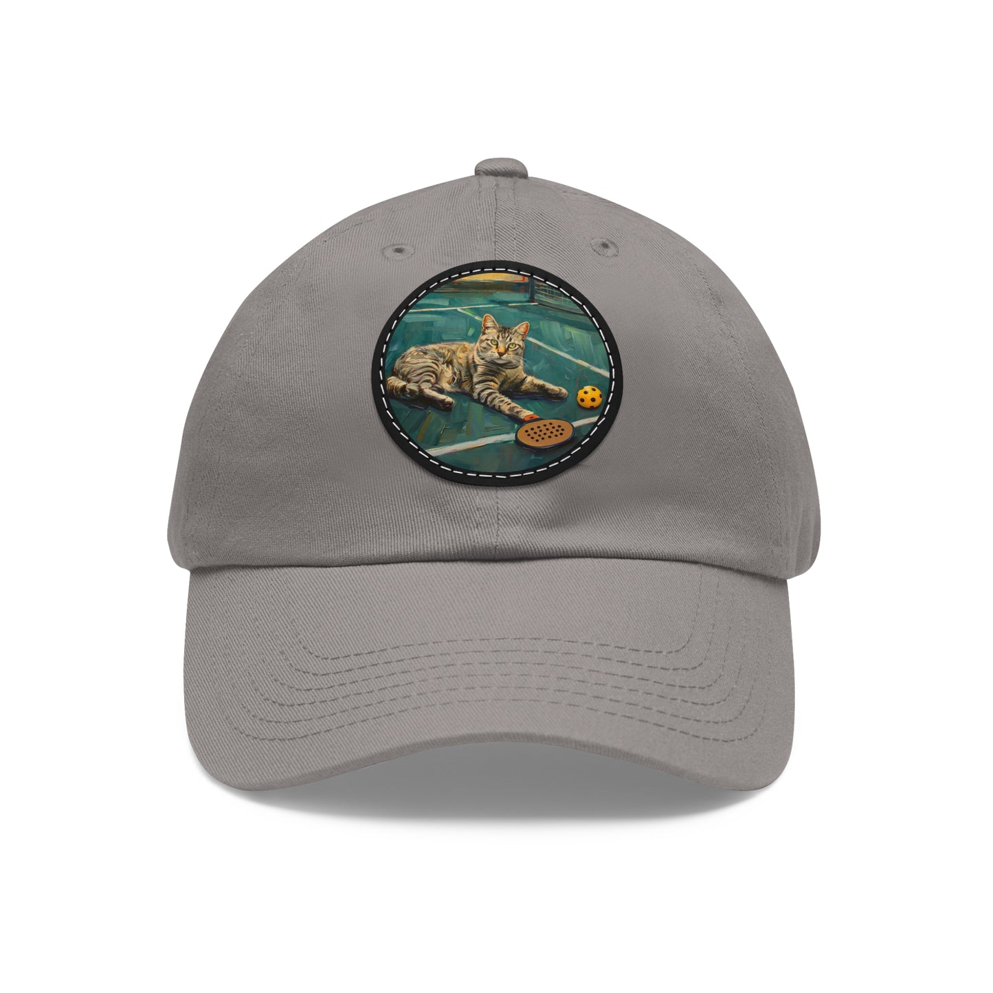 Pickleball Partner Leather Patch Hat