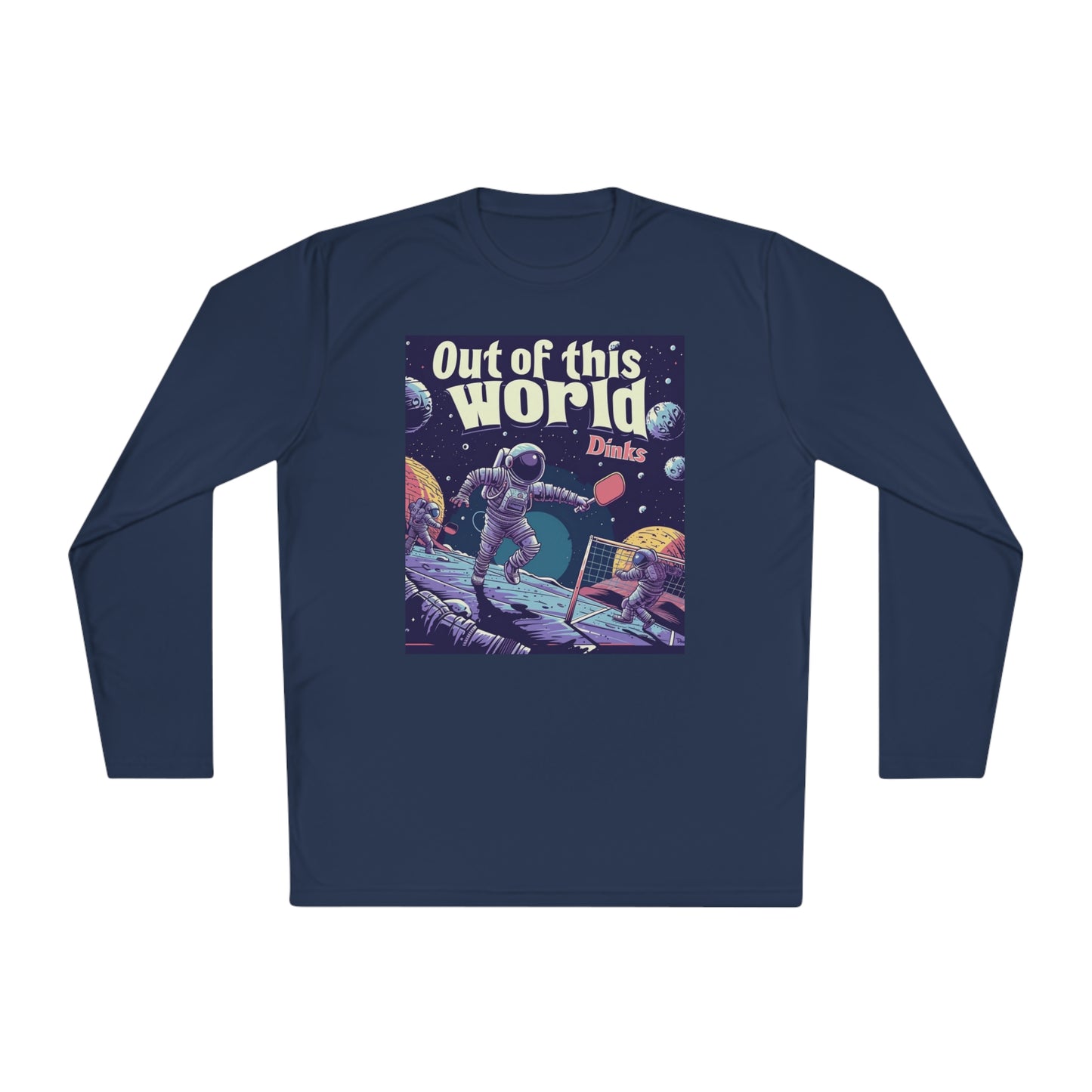 Galactic Game Point Tee – Unisex UV Protective Pickleball Long Sleeve Tee