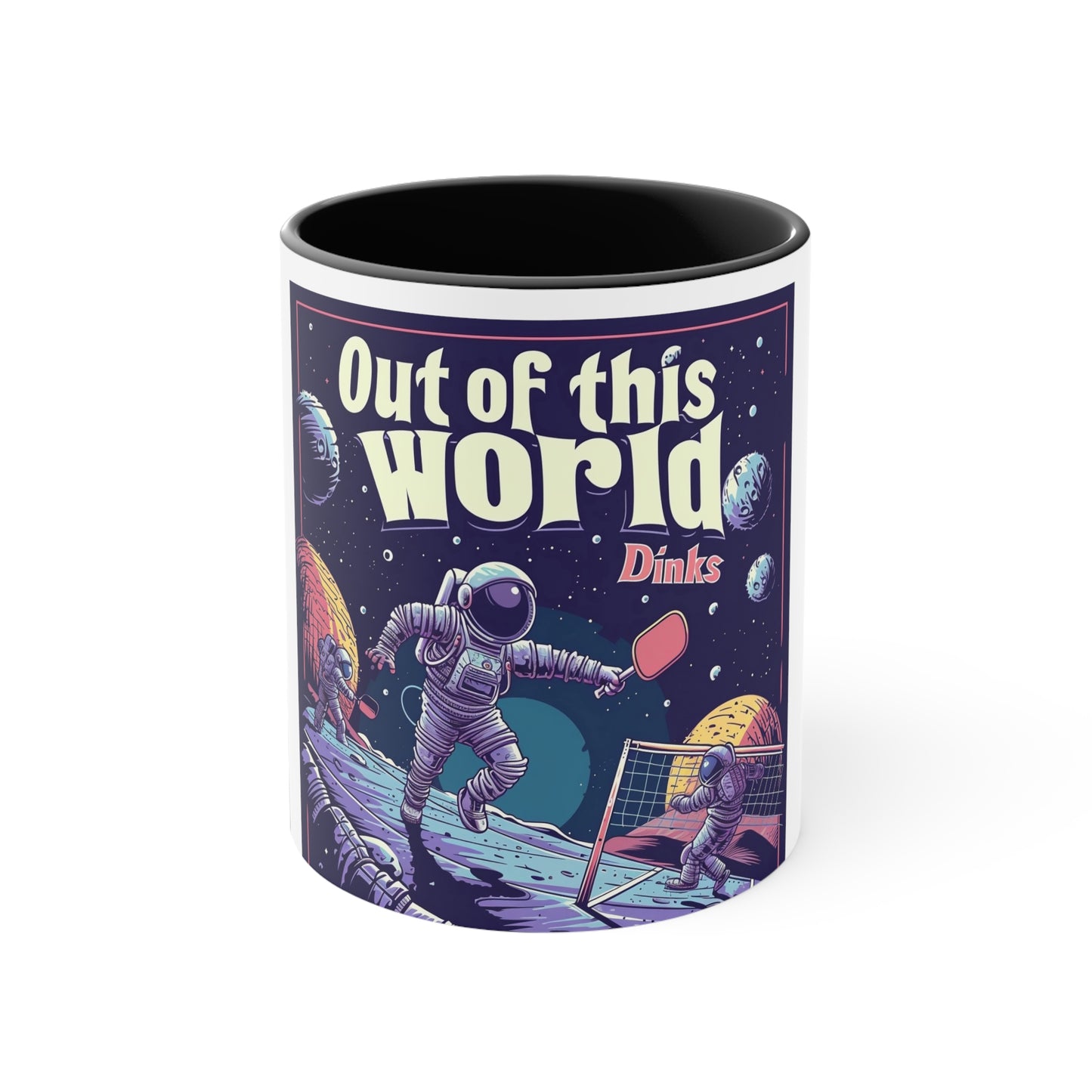 Galactic Game Point Accent Coffee Mug