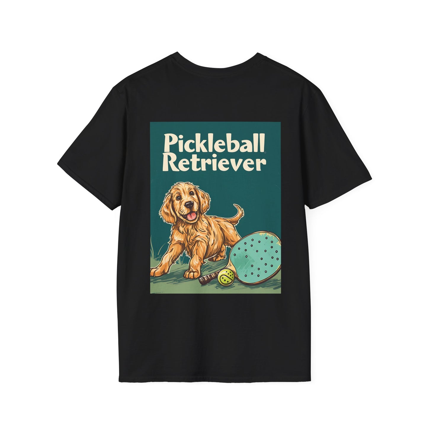 Classic Pickleball Retriever Comfort Tee – Unisex Soft-Style