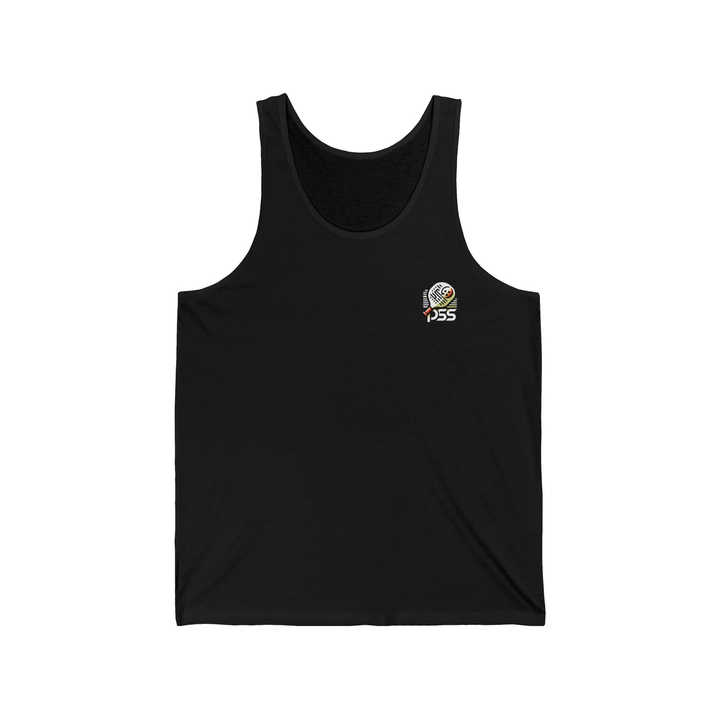 Classic Pickleball and Horses Unisex Jersey Tank