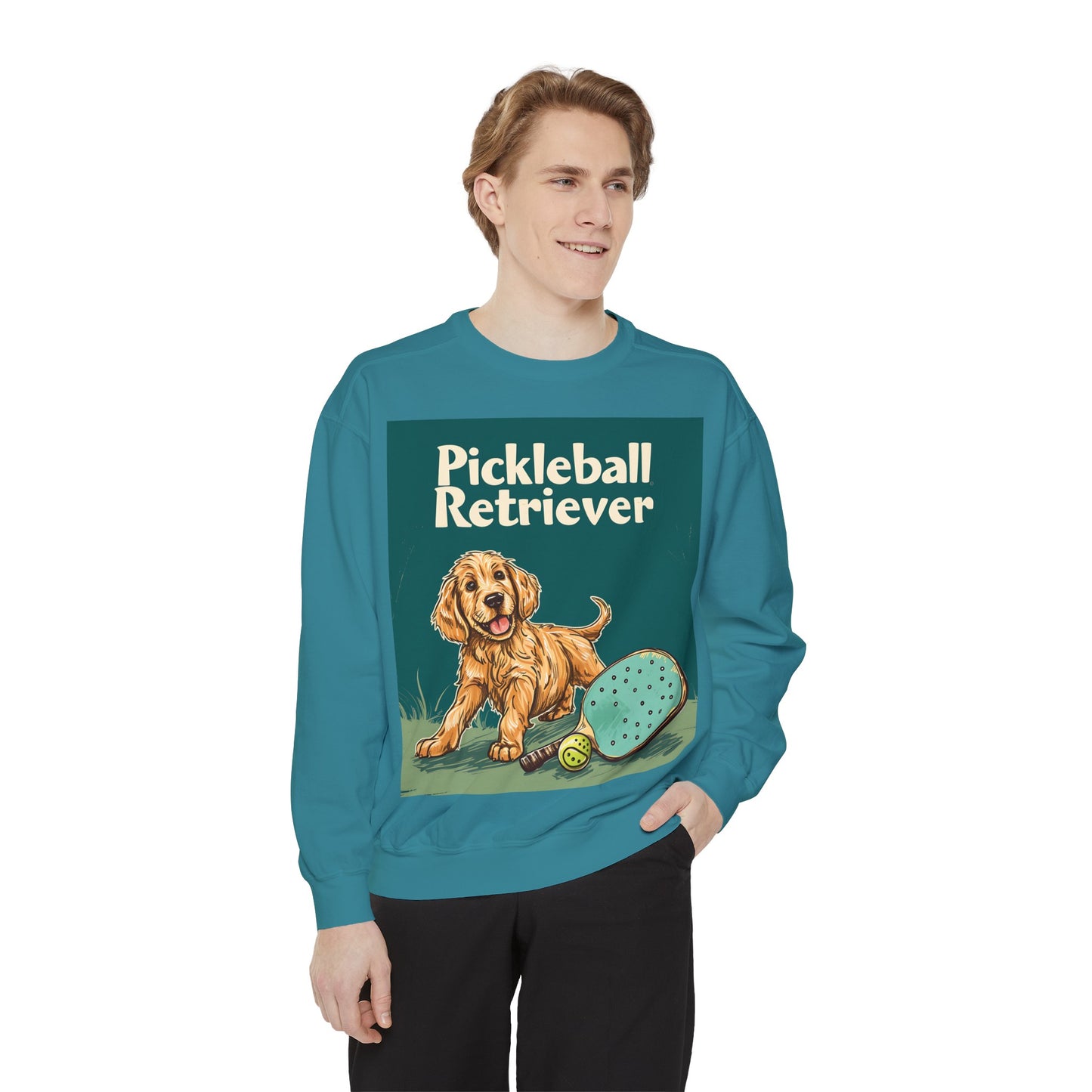 Pickleball Retriever – Unisex Cozy Pickleball Sweatshirt