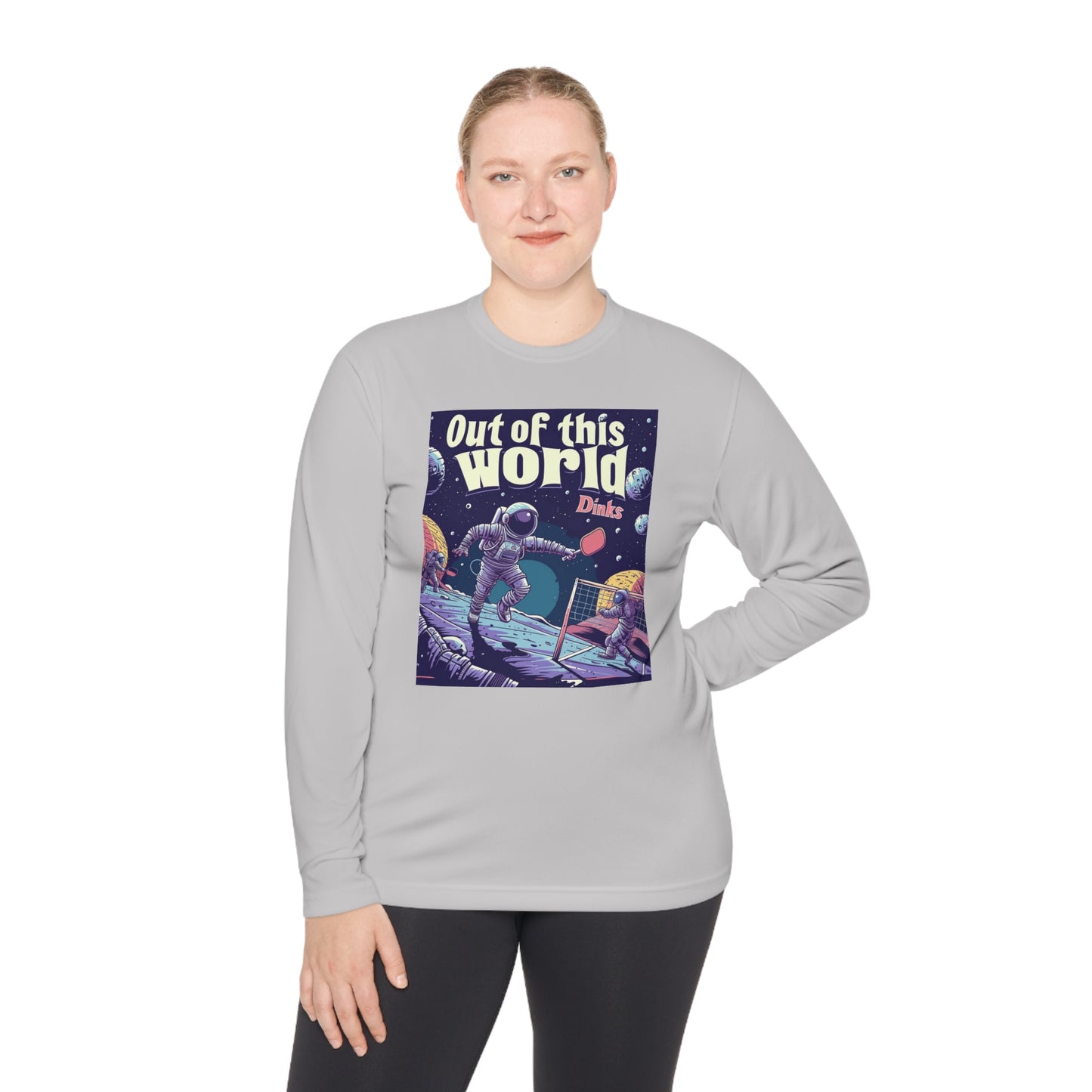 Galactic Game Point Tee – Unisex UV Protective Pickleball Long Sleeve Tee