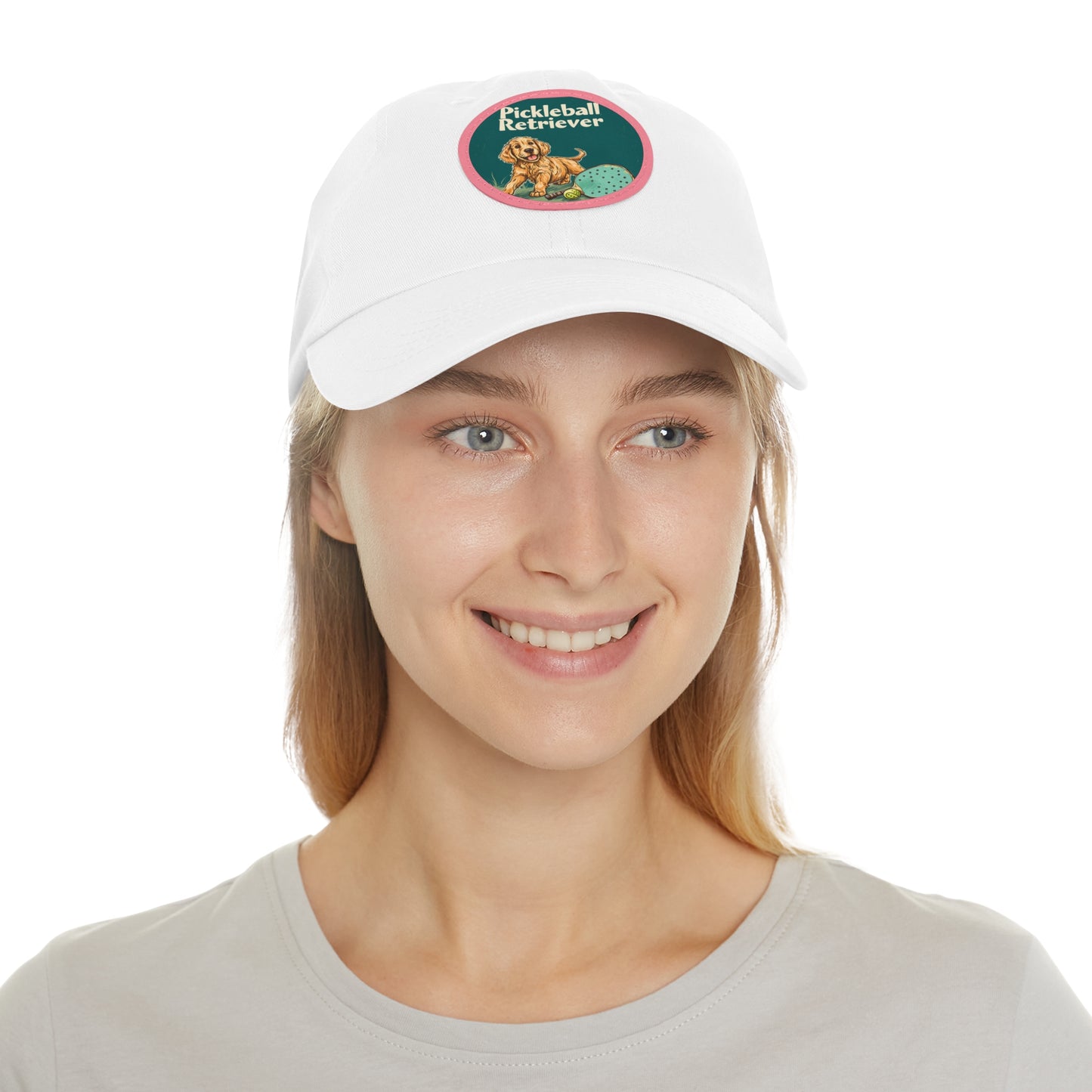 Pickleball Retriever Leather Patch Hat