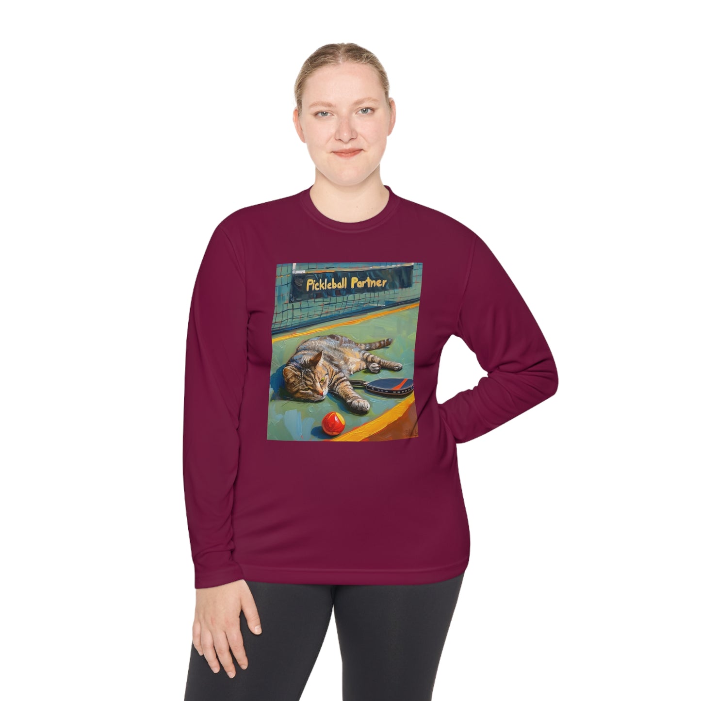 Whisker Winner – Unisex UV Protective Pickleball Long Sleeve Tee