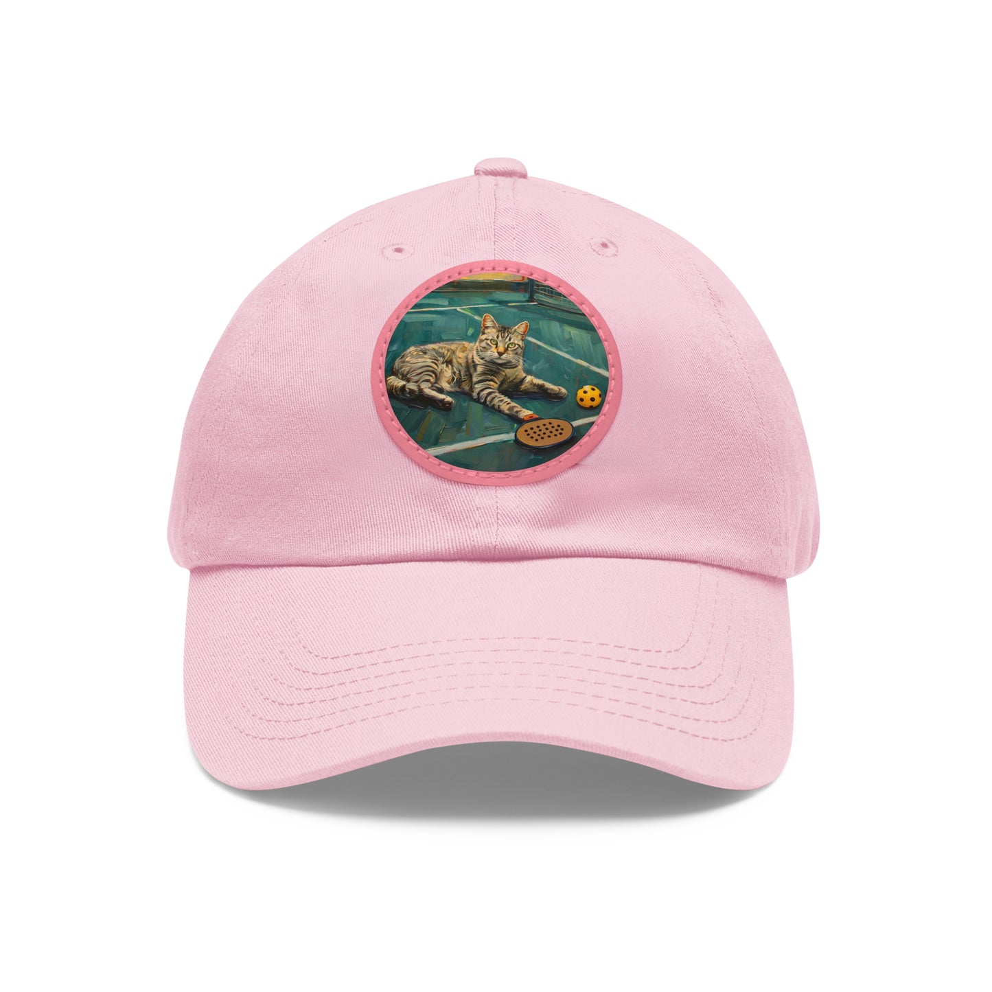 Pickleball Partner Leather Patch Hat