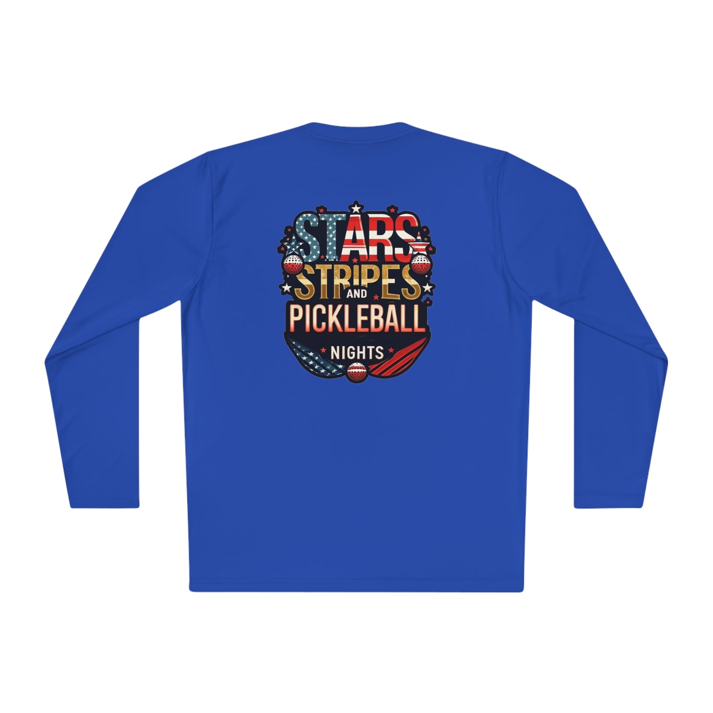 Stars, Stripes and Pickleball Nights Performance Long Sleeve Tee