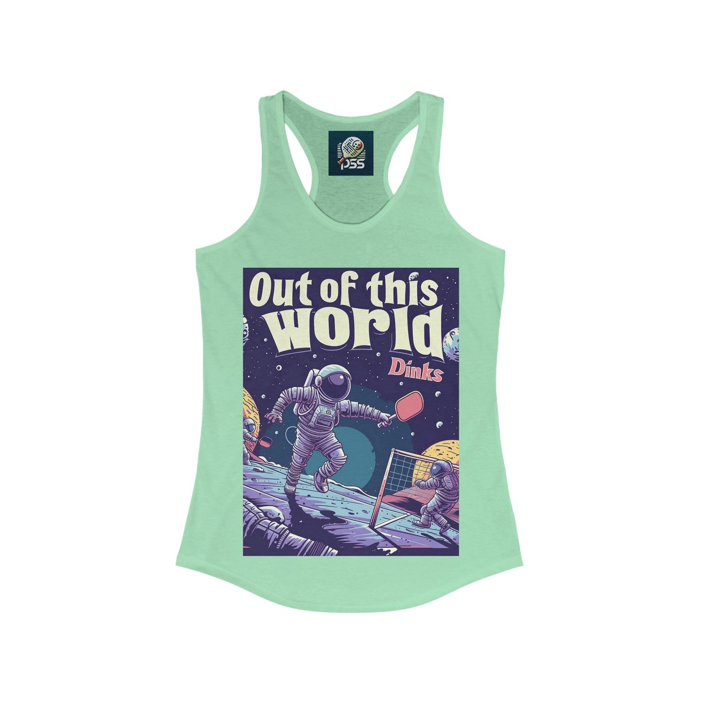 Galactic Game Point Women's Racerback Tank