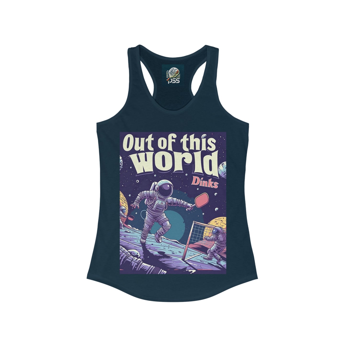 Galactic Game Point Women's Racerback Tank