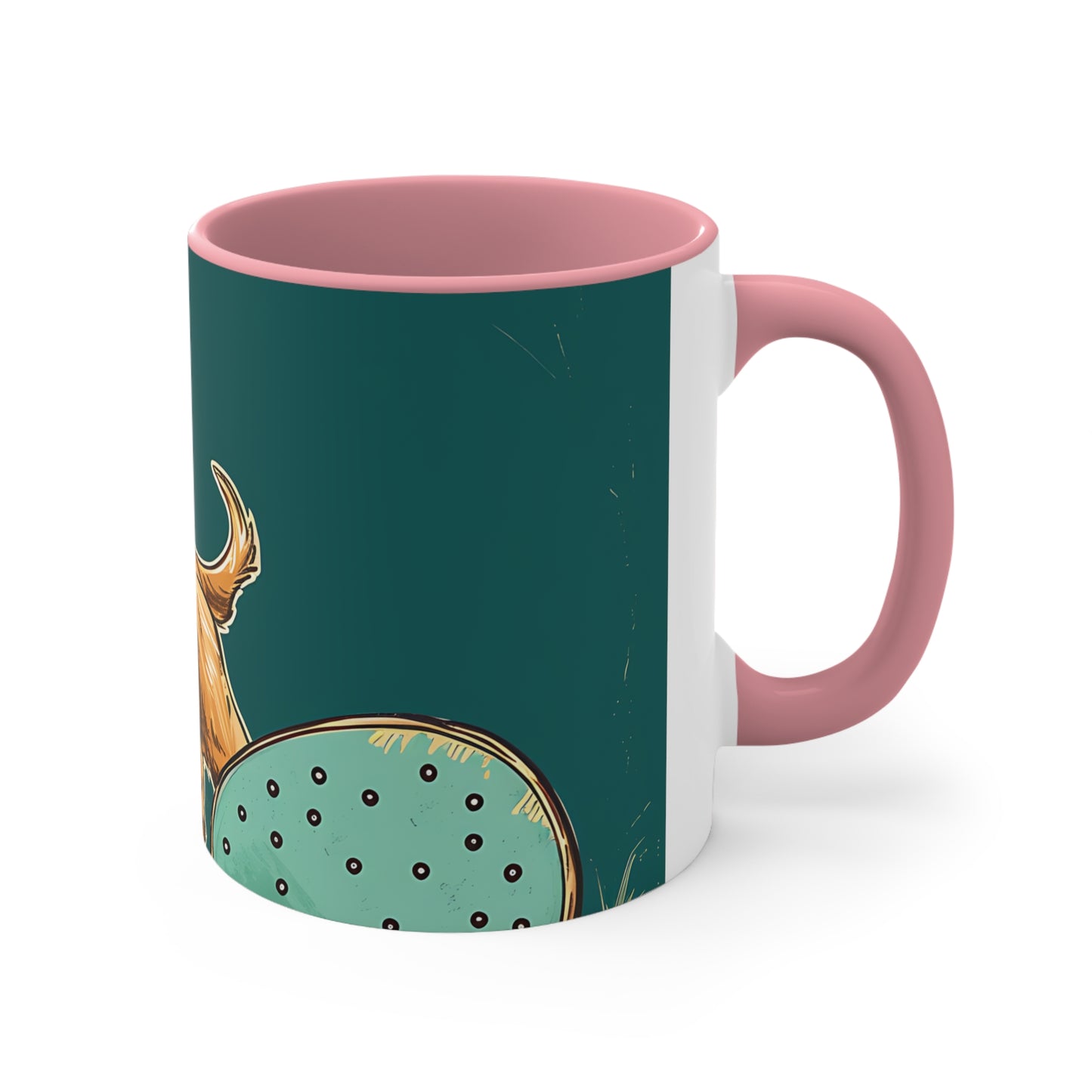 Pickleball Retriever Accent Coffee Mug