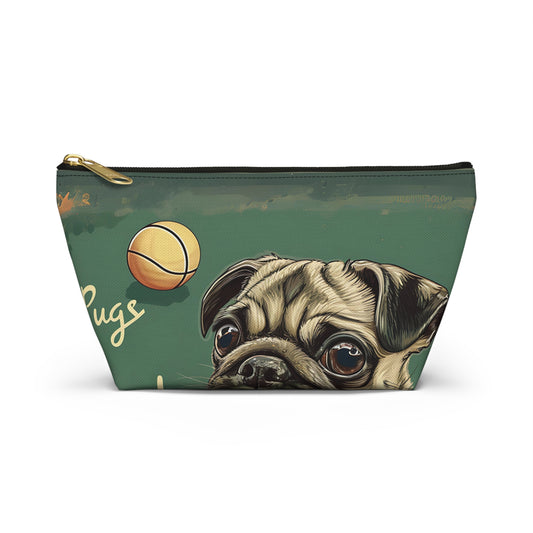 Pugs and Pickleball T-Bottom Pouch