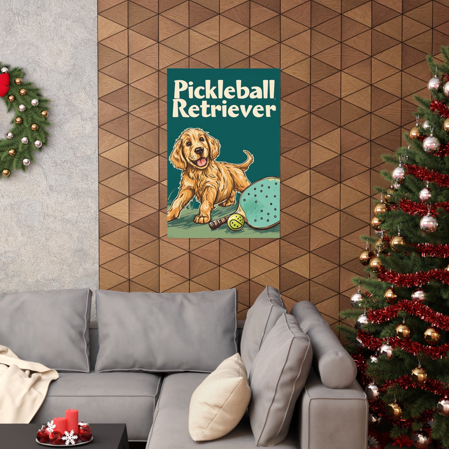 Pickleball Retriever Premium Matte Poster