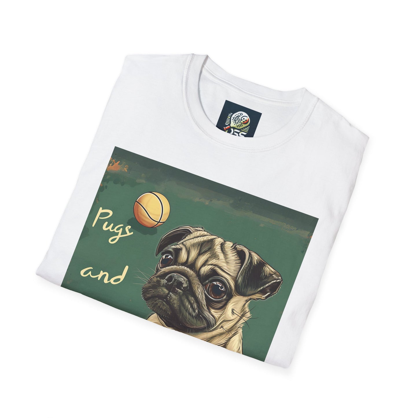 Pugs and Pickleball Comfort Tee – Unisex Soft-Style