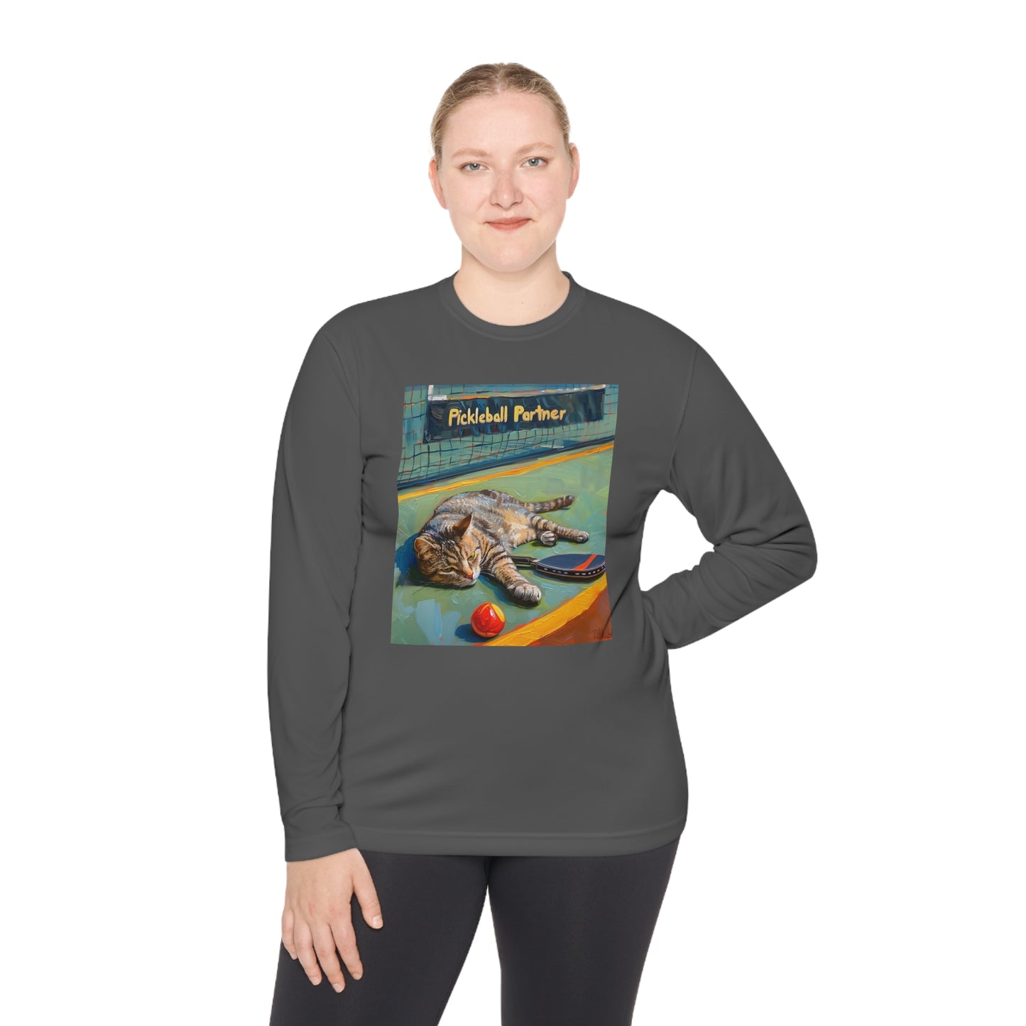 Whisker Winner – Unisex UV Protective Pickleball Long Sleeve Tee