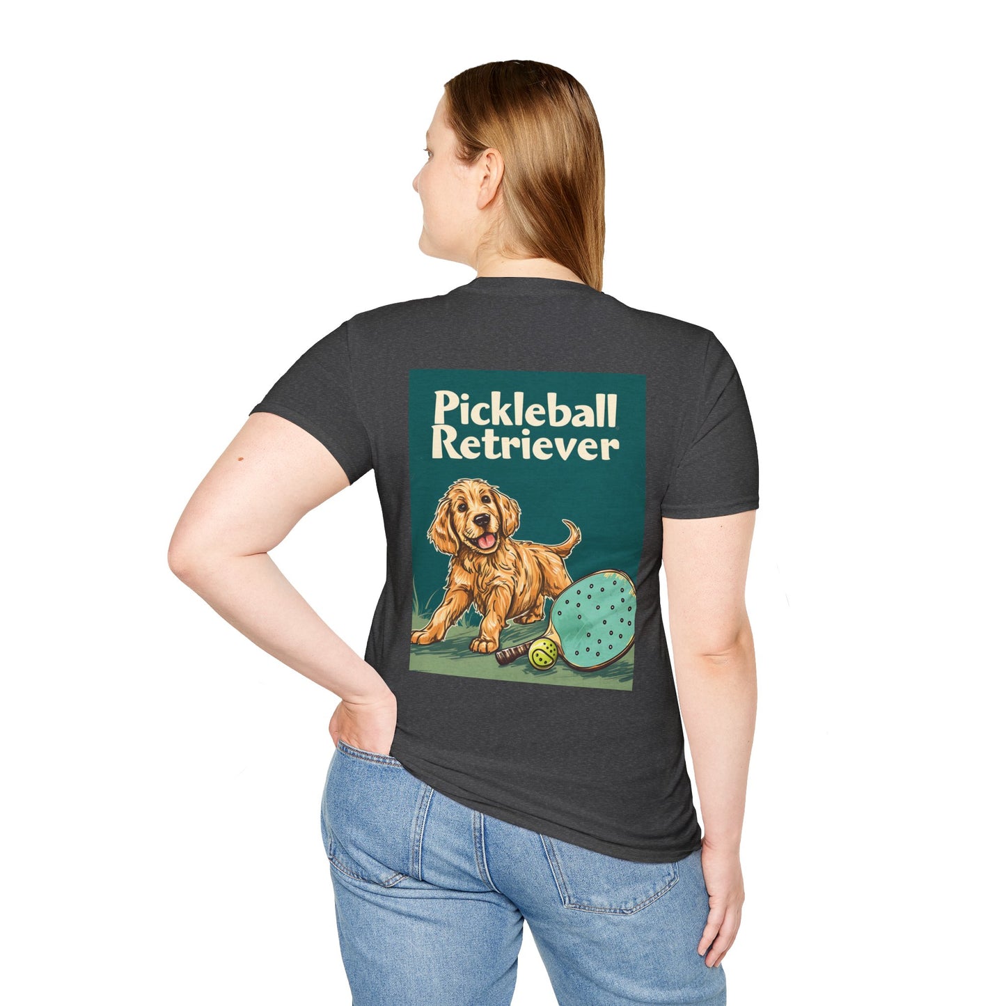 Classic Pickleball Retriever Comfort Tee – Unisex Soft-Style