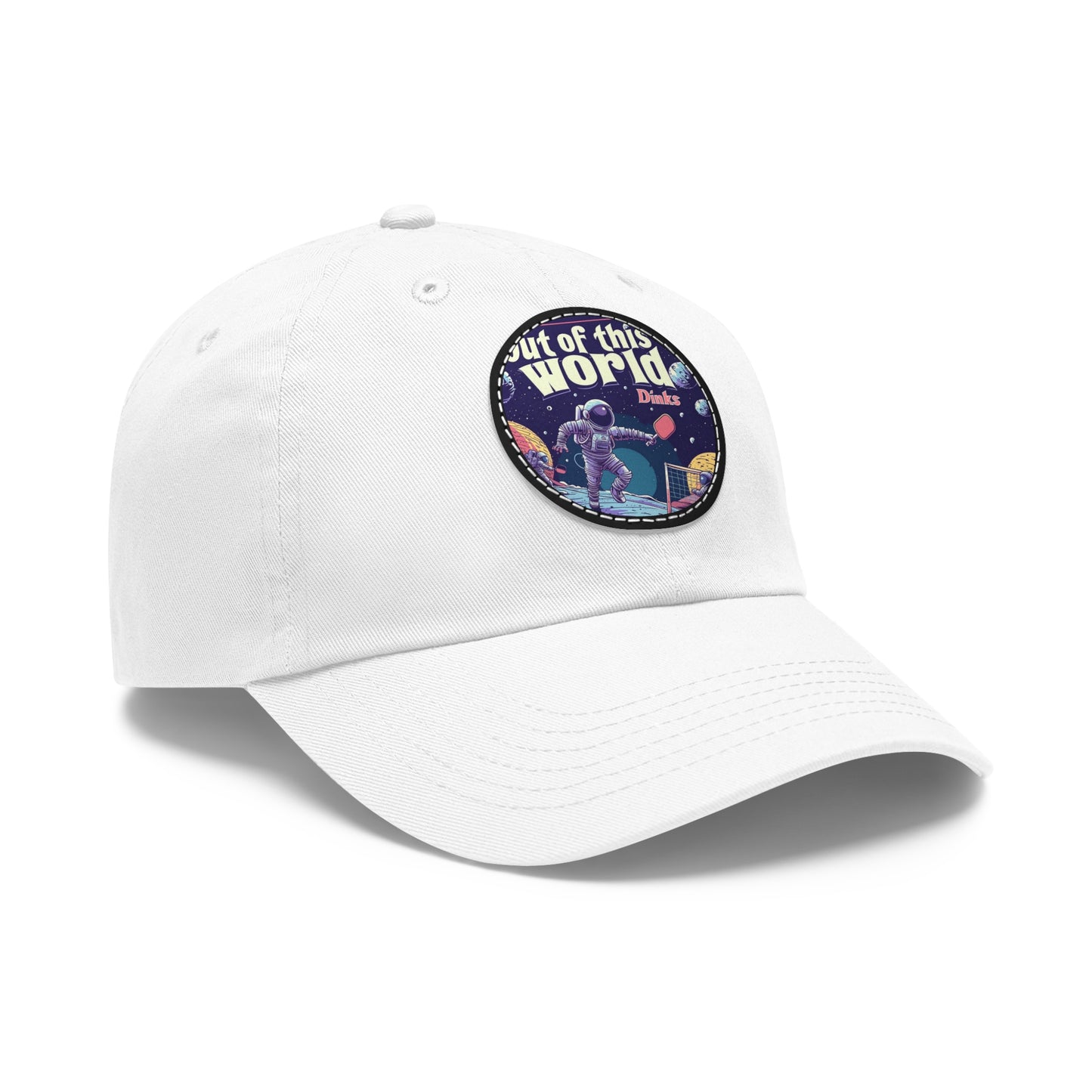 Galactic Game Point Leather Patch Hat