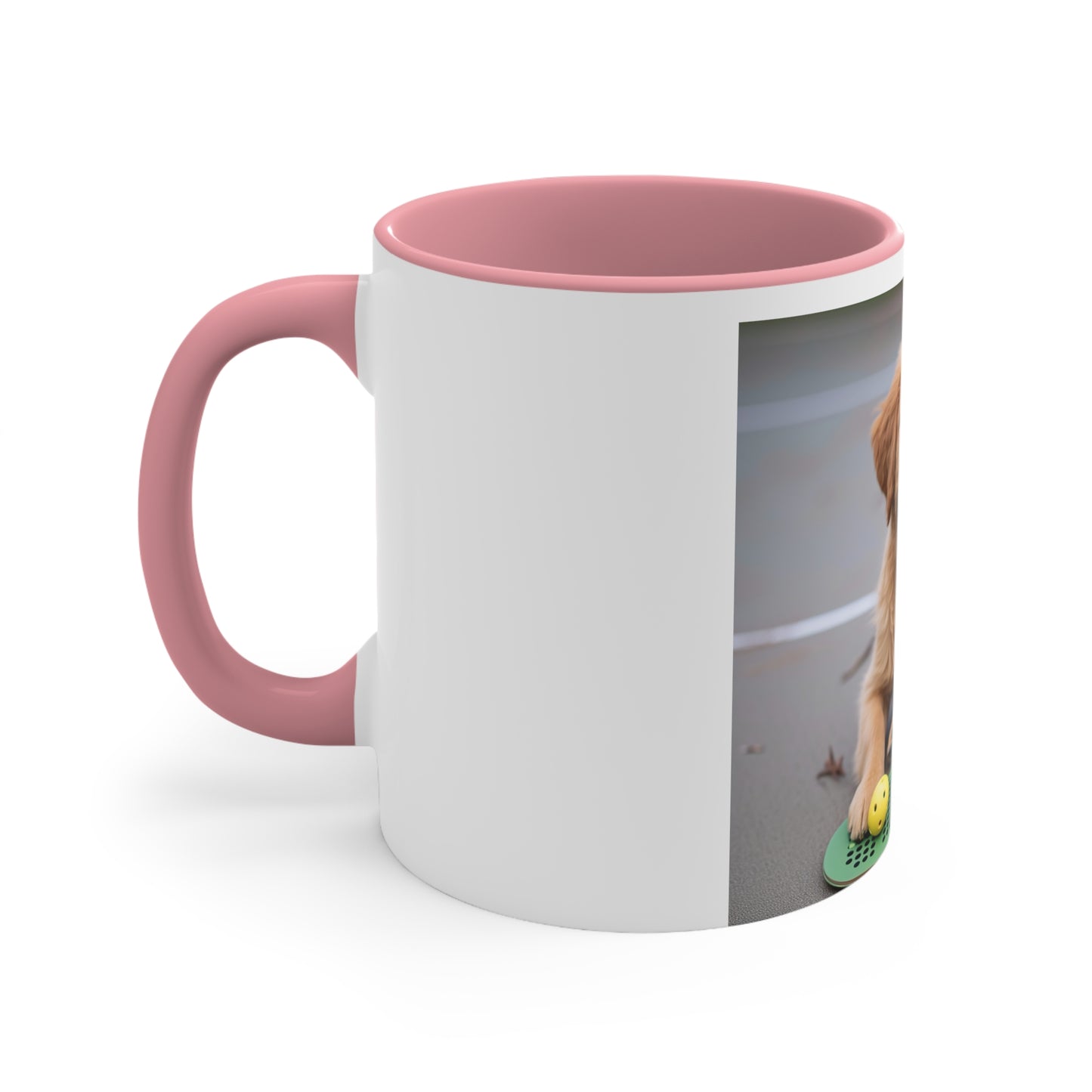 Pickleball Pup Partner – Accent Coffee Mug