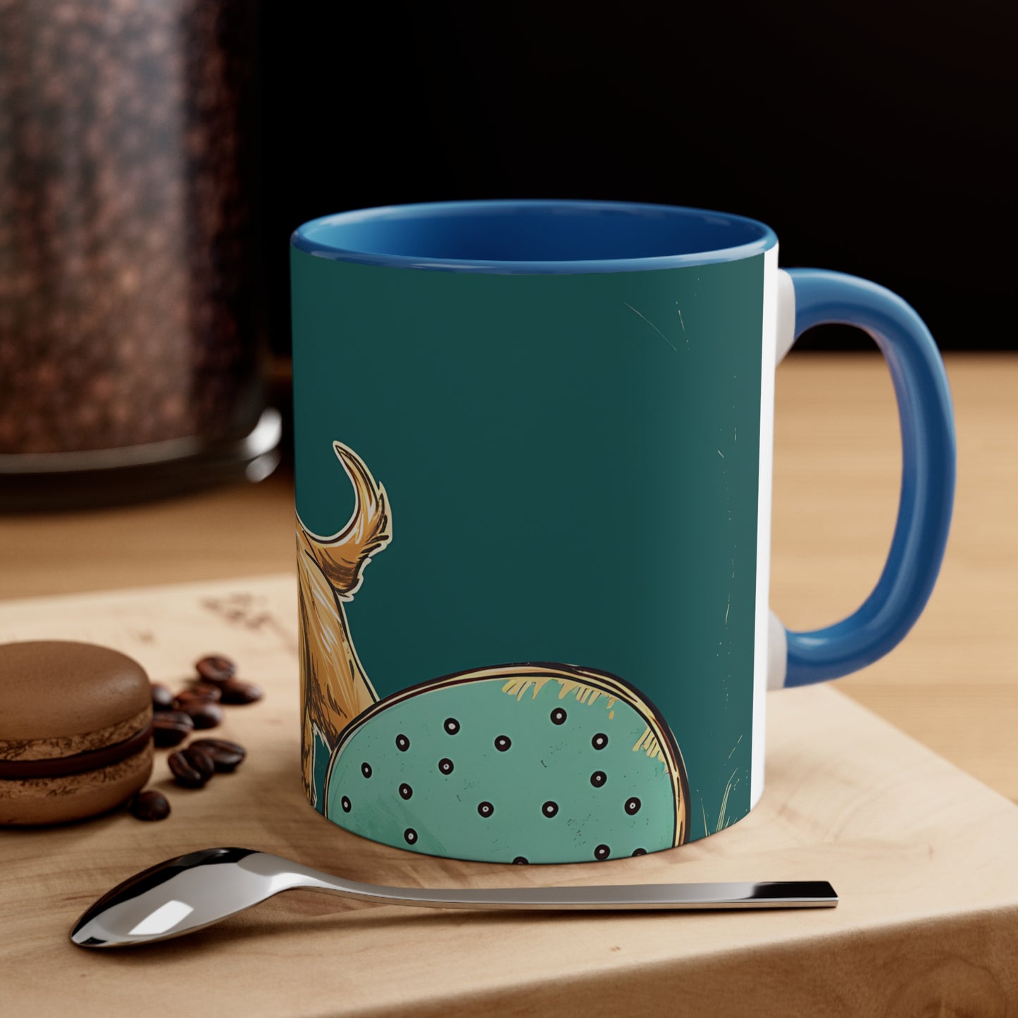 Pickleball Retriever Accent Coffee Mug