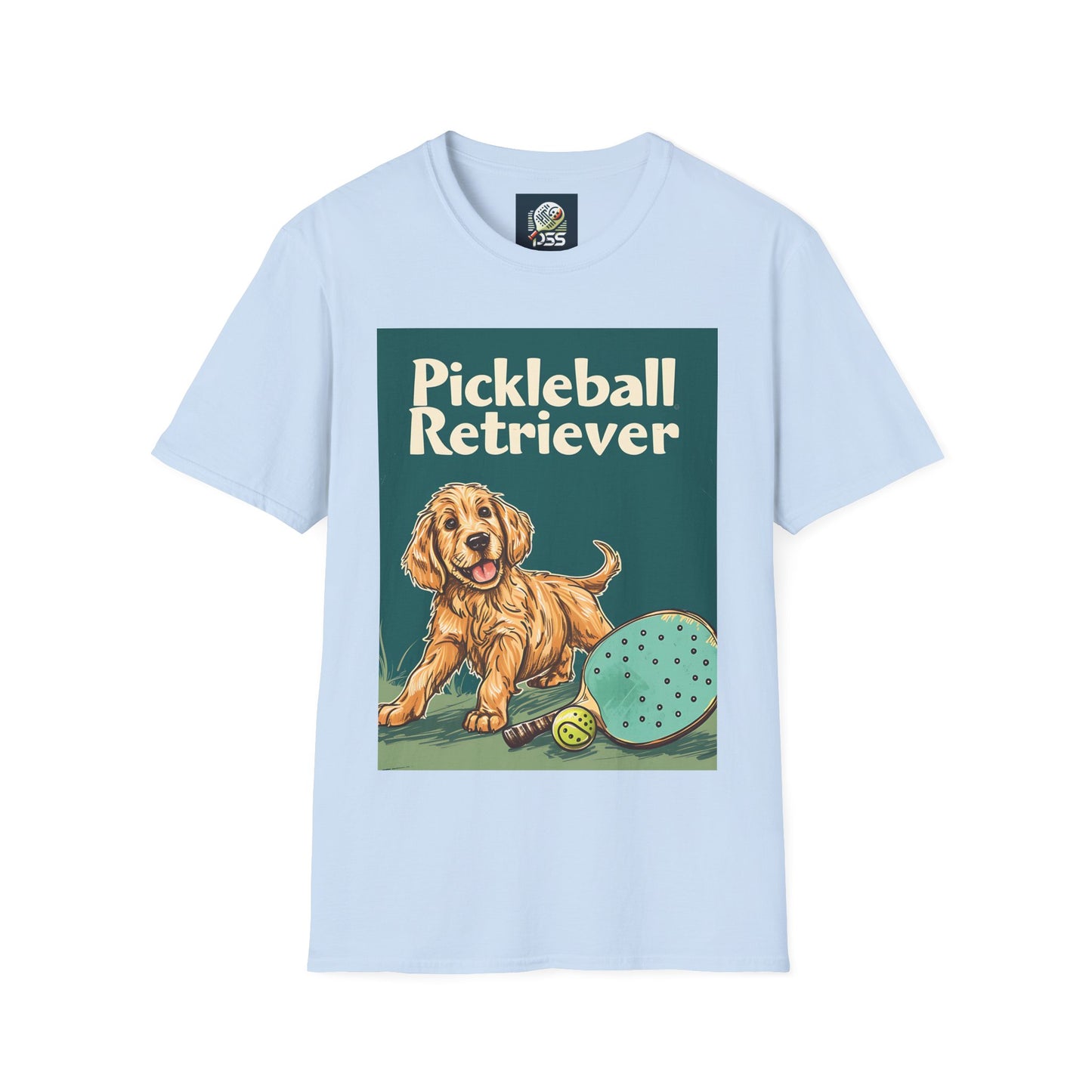 Pickleball Retriever Comfort Tee – Unisex Soft-Style