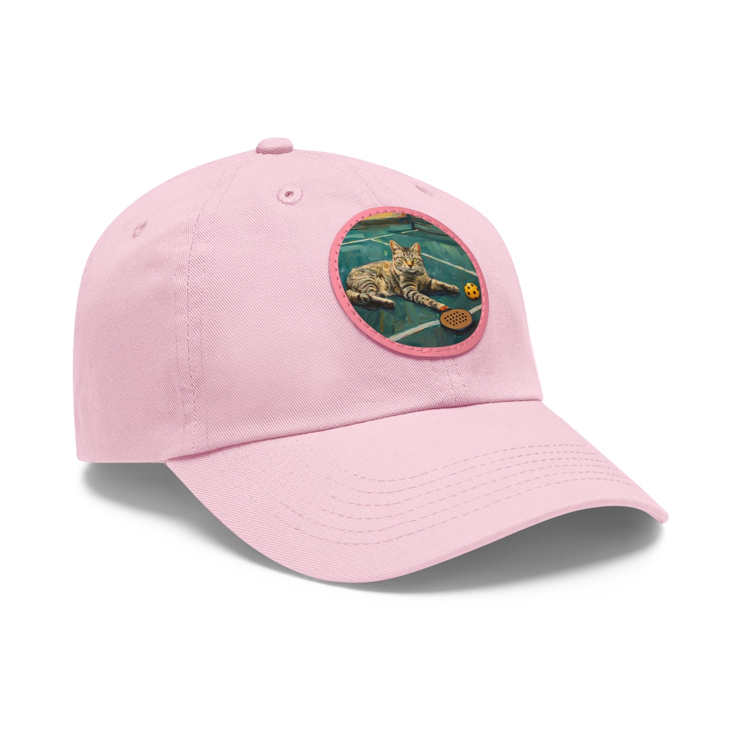 Pickleball Partner Leather Patch Hat