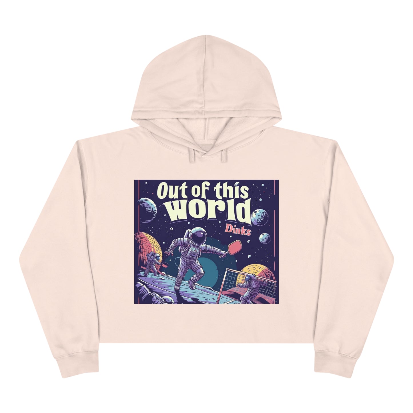 Galactic Game Point Crop Hoodie