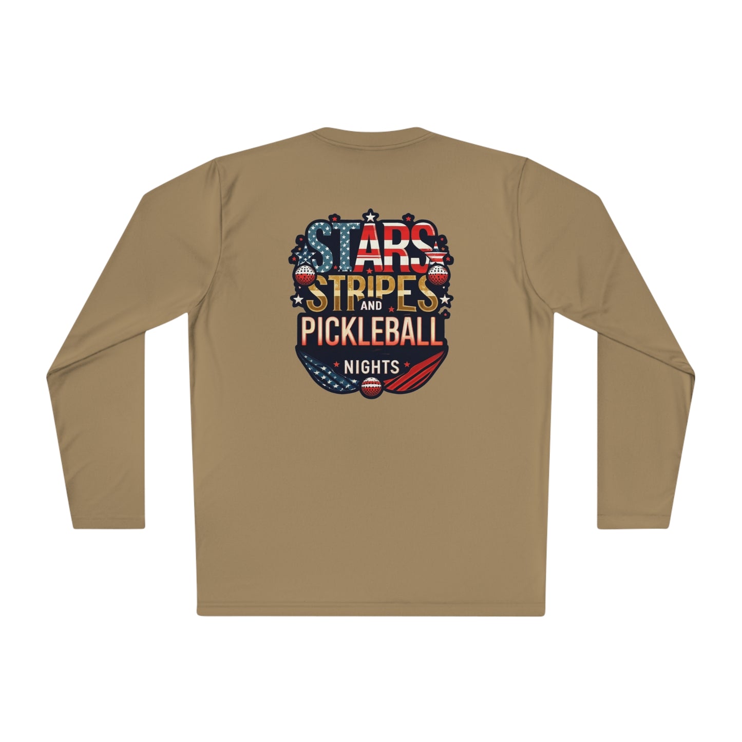 Stars, Stripes and Pickleball Nights Performance Long Sleeve Tee