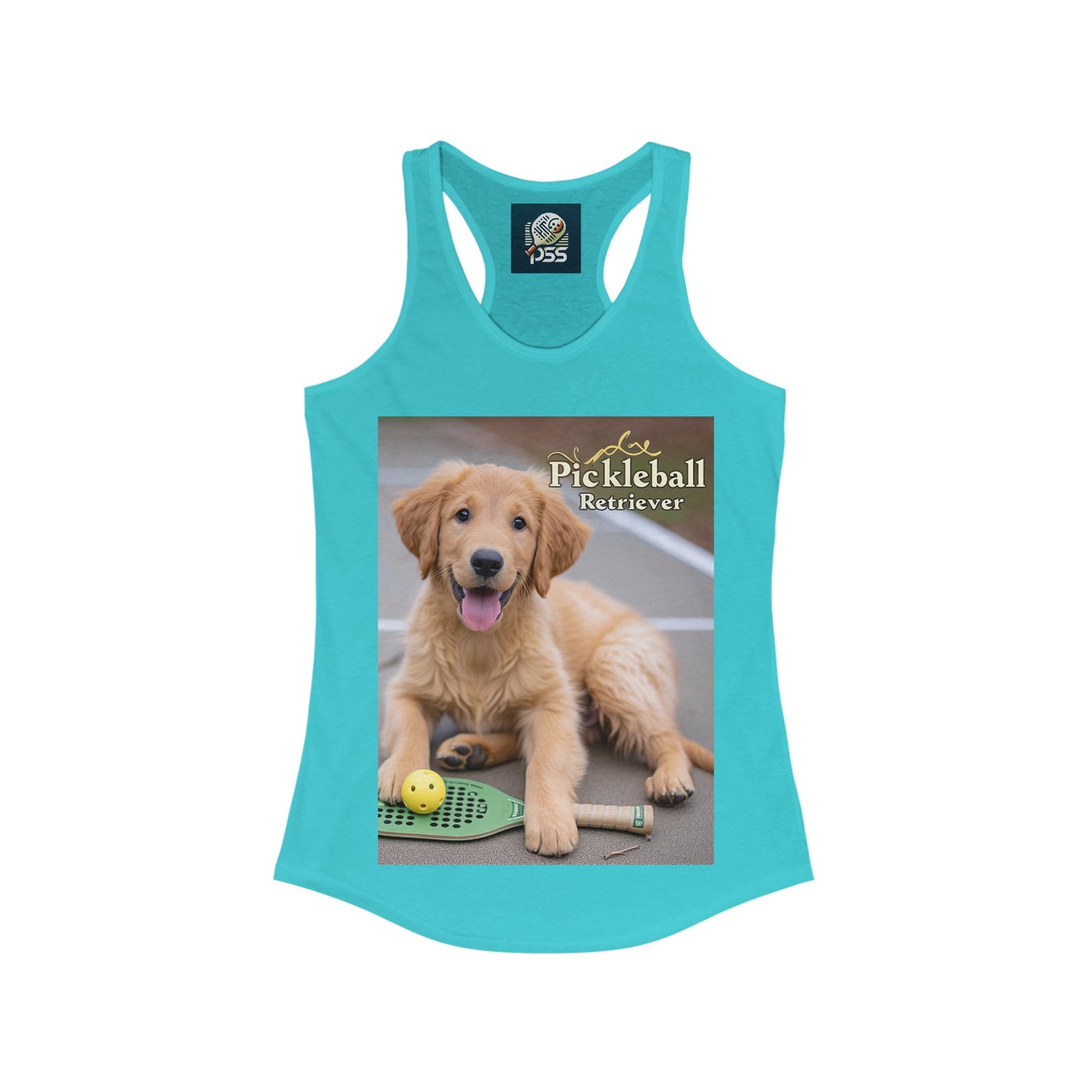 Pickleball Pup Partner – Women's Racerback Tank